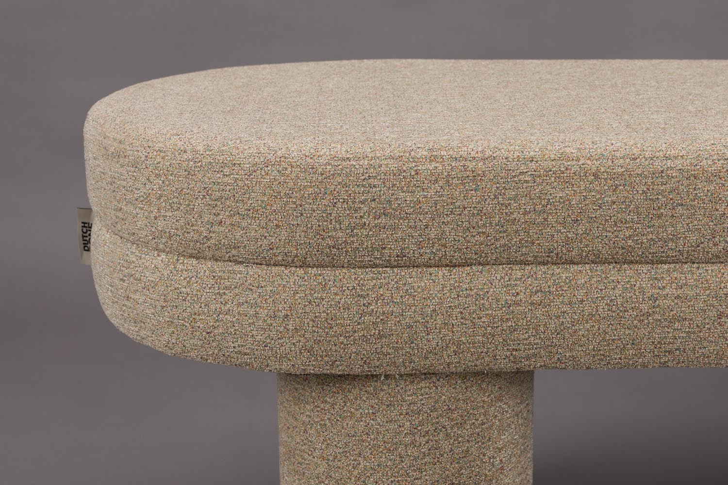 Fern Bank in Beige präsentiert im Onlineshop von KAQTU Design AG. Pouf ist von Dutchbone