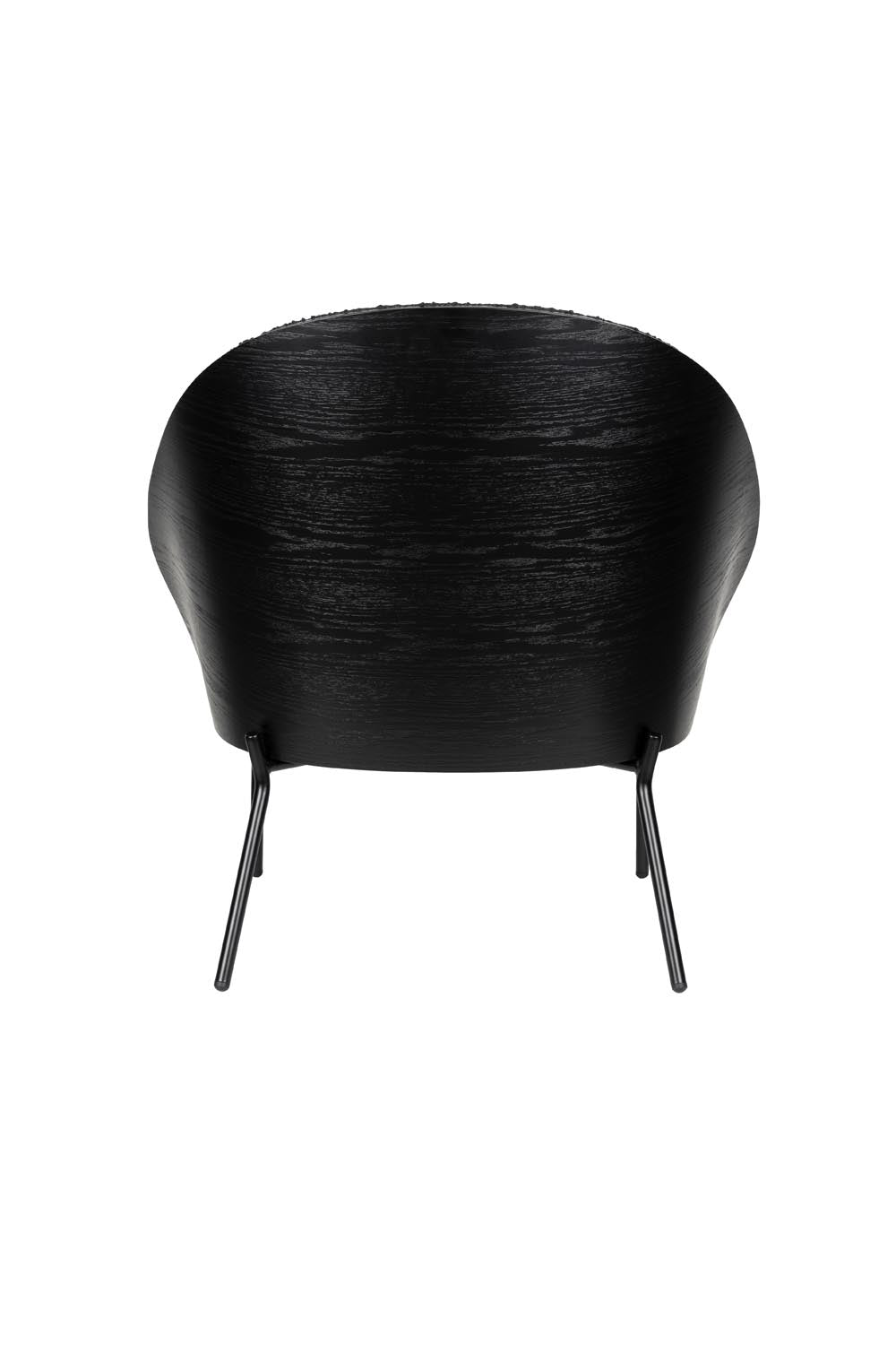 Loungesessel Rodin Bouclé in Schwarz präsentiert im Onlineshop von KAQTU Design AG. Sessel ist von Dutchbone