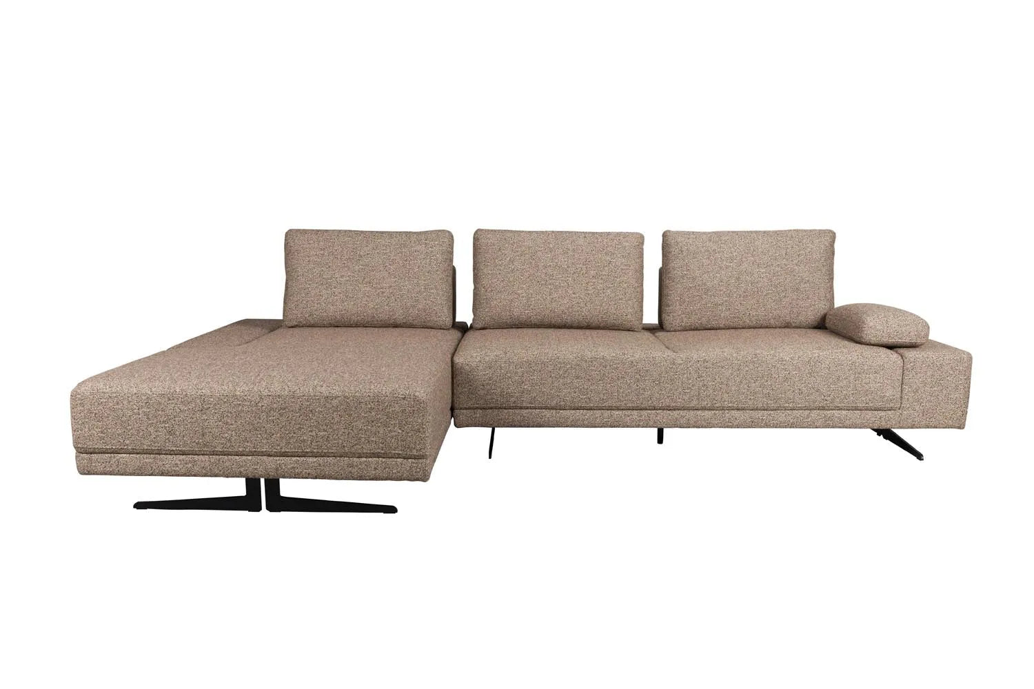 Shelly Sofa Left Chaise Longue in Cinnamon präsentiert im Onlineshop von KAQTU Design AG. L-Sofa links ist von Dutchbone