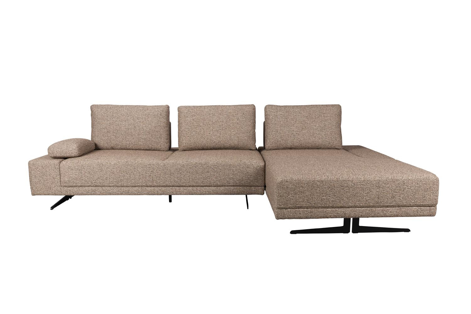 Shelly Sofa Right Chaise Longue in Cinnamon präsentiert im Onlineshop von KAQTU Design AG. L-Sofa rechts ist von Dutchbone