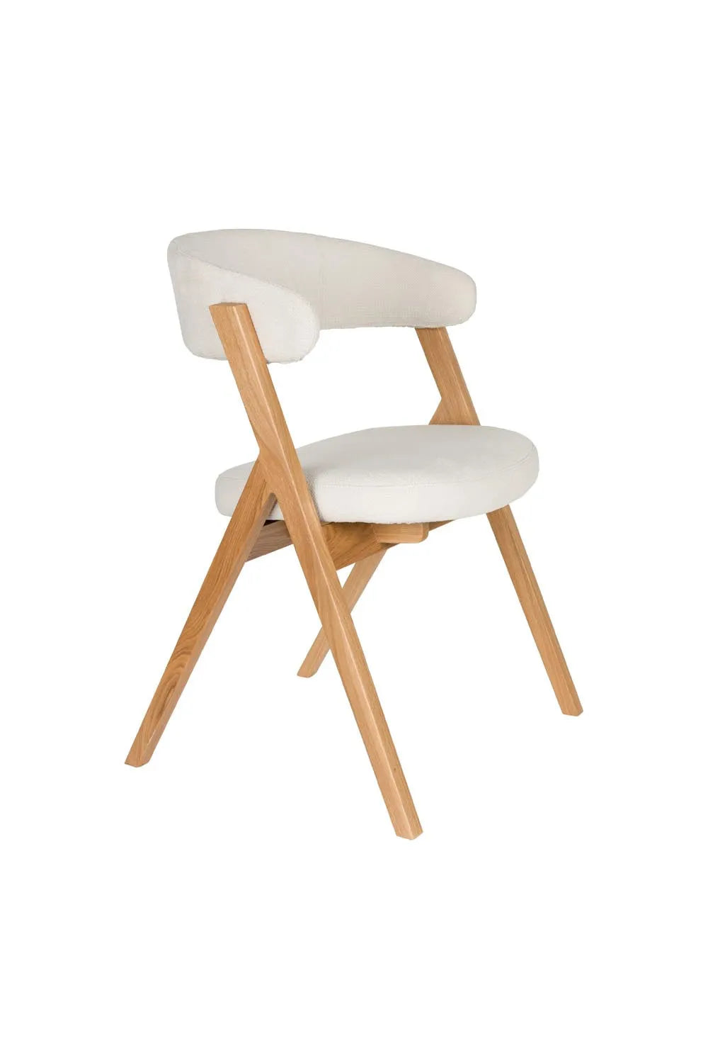 Pom Stuhl in Beige präsentiert im Onlineshop von KAQTU Design AG. Stuhl ist von Zuiver