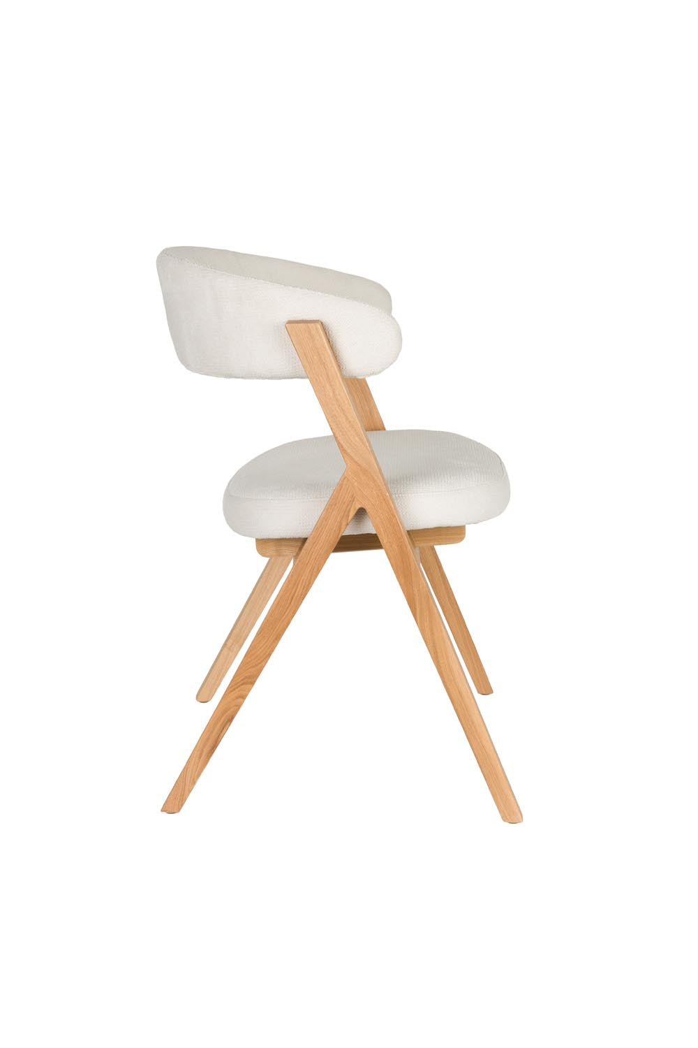 Pom Stuhl in Beige präsentiert im Onlineshop von KAQTU Design AG. Stuhl ist von Zuiver