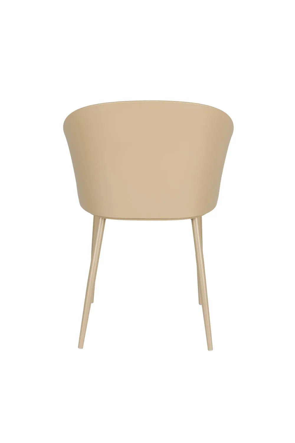 Gigi Stuhl All in Beige präsentiert im Onlineshop von KAQTU Design AG. Stuhl mit Armlehne ist von White Label Living