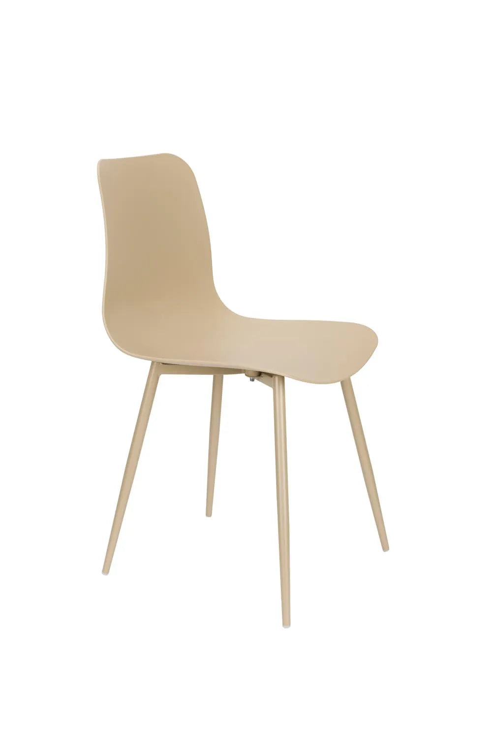 Leon Stuhl in Beige präsentiert im Onlineshop von KAQTU Design AG. Stuhl ist von White Label Living