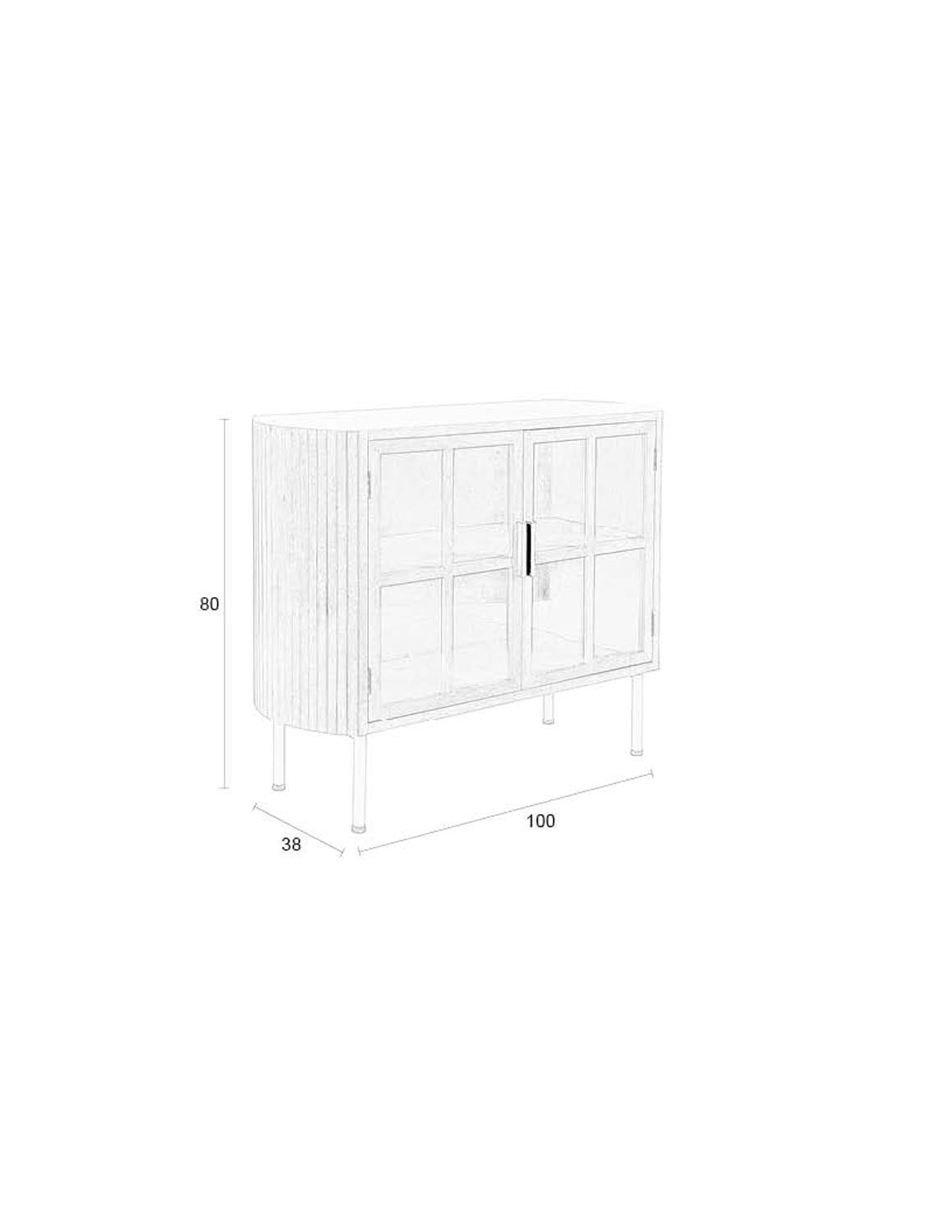 Yaz Sideboard High in  präsentiert im Onlineshop von KAQTU Design AG. Sideboard ist von White Label Living