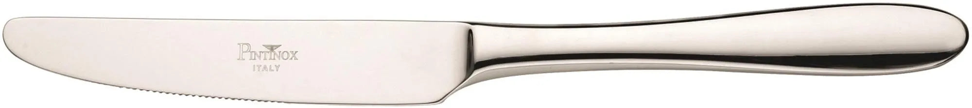 Elegantes Ritz Tafelmesser von Pintinox, 23.5cm, aus 18/10 Edelstahl, robust, korrosionsbeständig, ergonomisch, spülmaschinenfest.