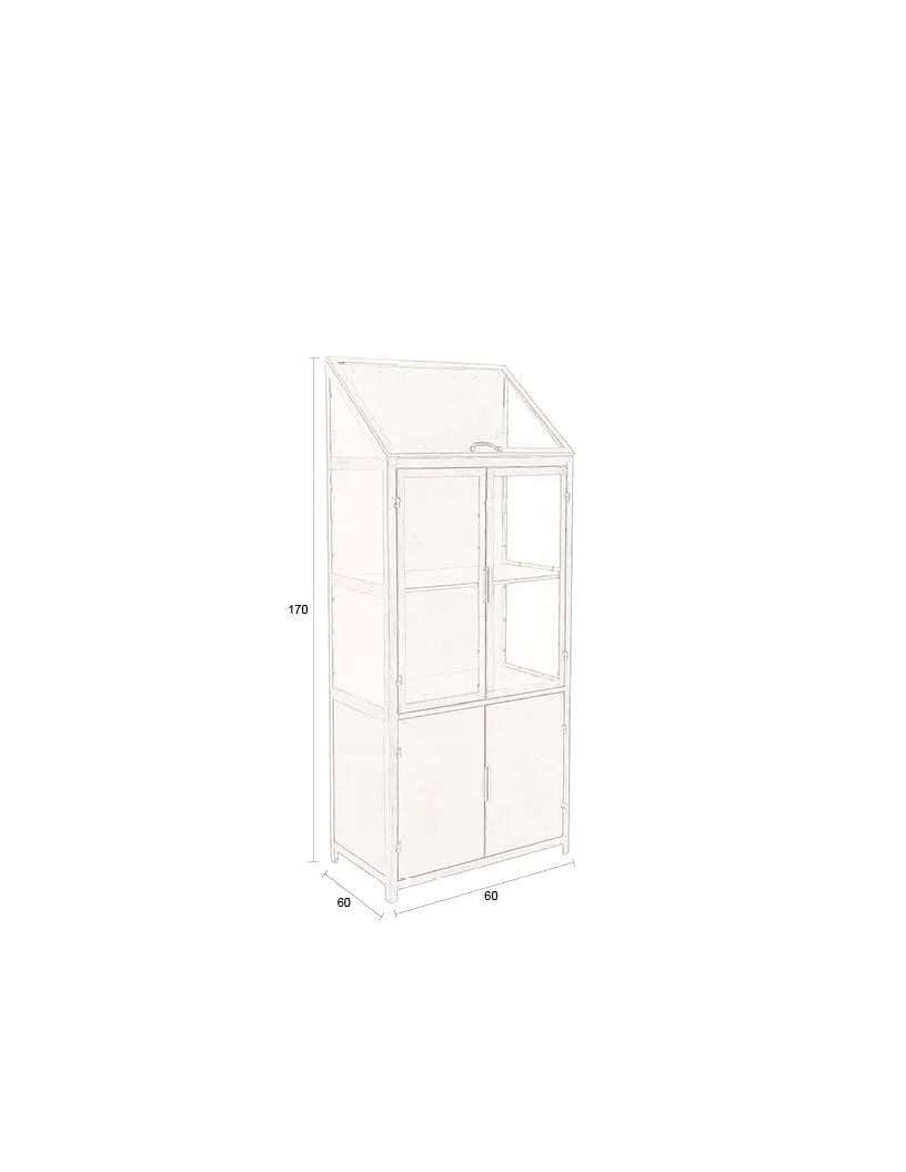 Monviso Schrank in Grau präsentiert im Onlineshop von KAQTU Design AG. Cabinet ist von Dutchbone