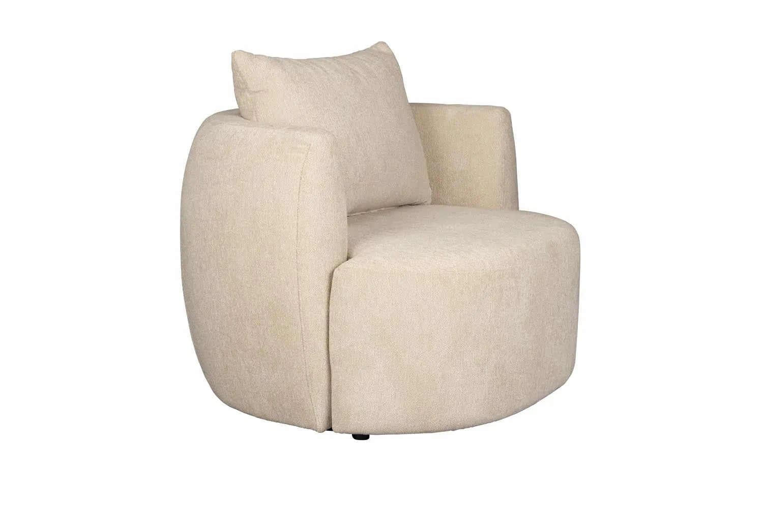 Rocca Lounge Stuhl in Latte präsentiert im Onlineshop von KAQTU Design AG. Sessel ist von Dutchbone