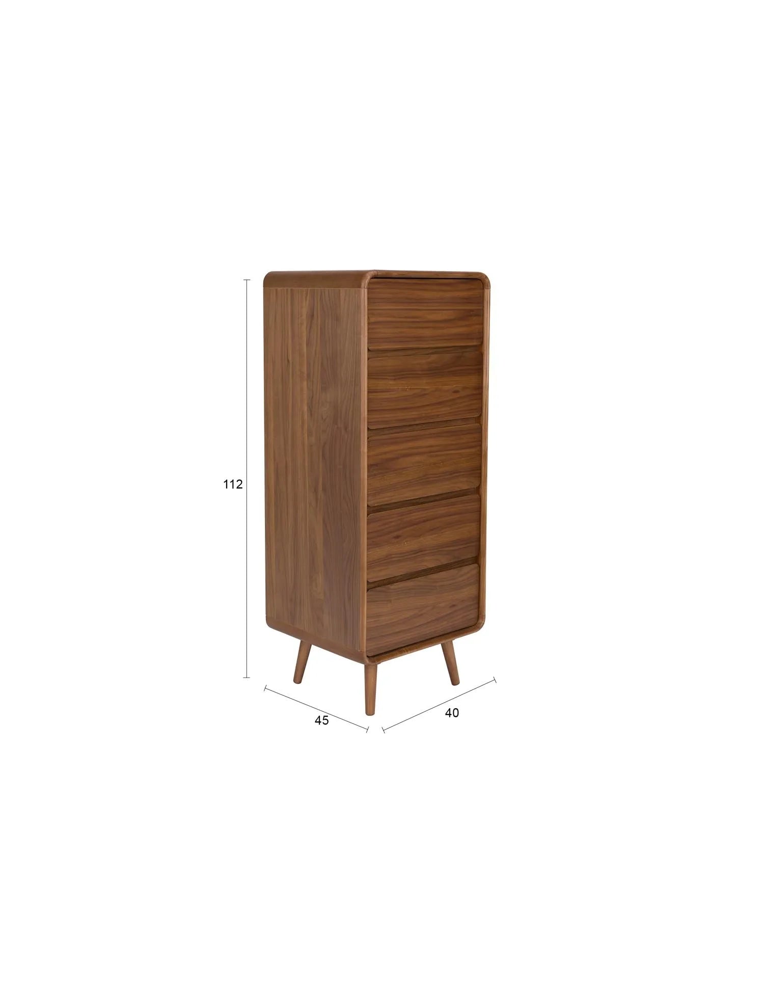 Cabinet Rise in Walnuss präsentiert im Onlineshop von KAQTU Design AG. Cabinet ist von Zuiver