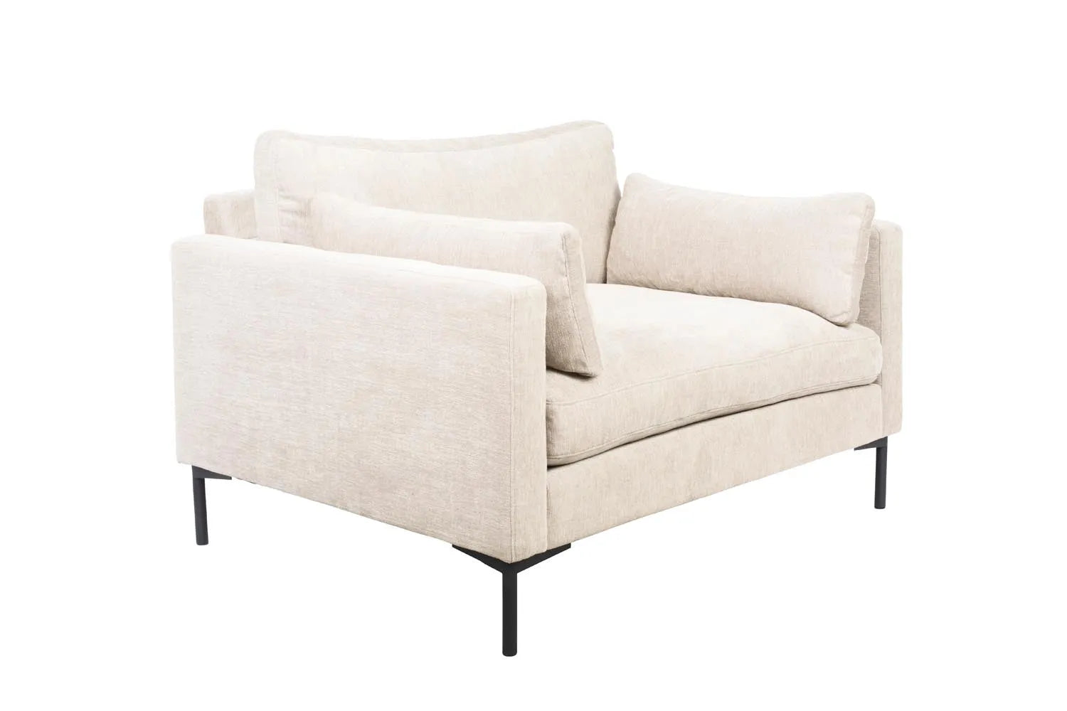 Summer Love Seat in Creme präsentiert im Onlineshop von KAQTU Design AG. Sofa ist von Zuiver