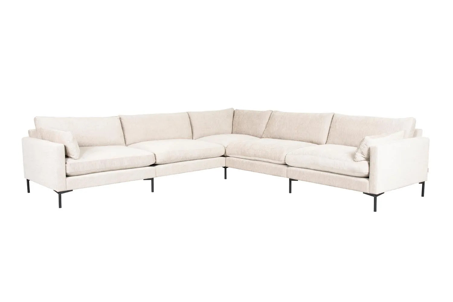 Summer Sofa 7-Sitzer  in Creme präsentiert im Onlineshop von KAQTU Design AG. 5er Sofa ist von Zuiver