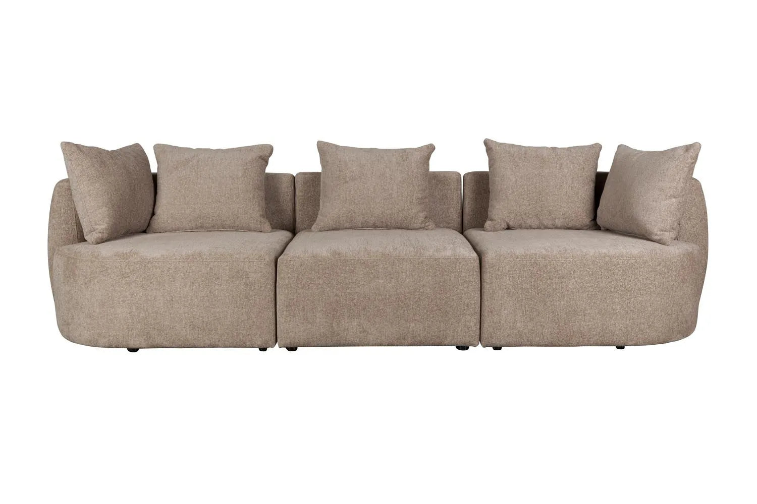 Rocca Sofa 4.5-Sitzer in Cappuccino präsentiert im Onlineshop von KAQTU Design AG. 4er Sofa ist von Dutchbone