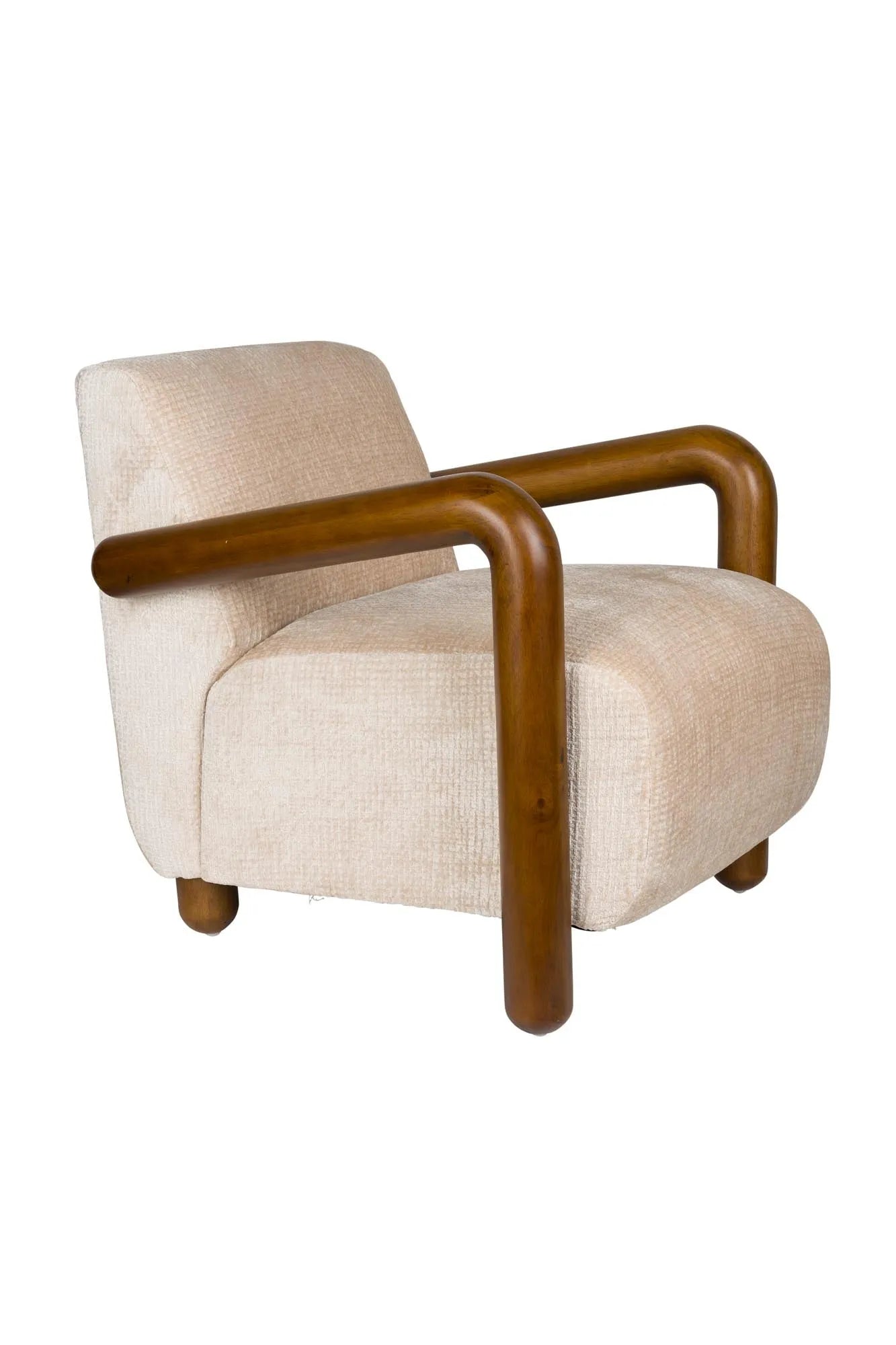 Loungesessel Robinson in Beige präsentiert im Onlineshop von KAQTU Design AG. Sessel ist von Dutchbone