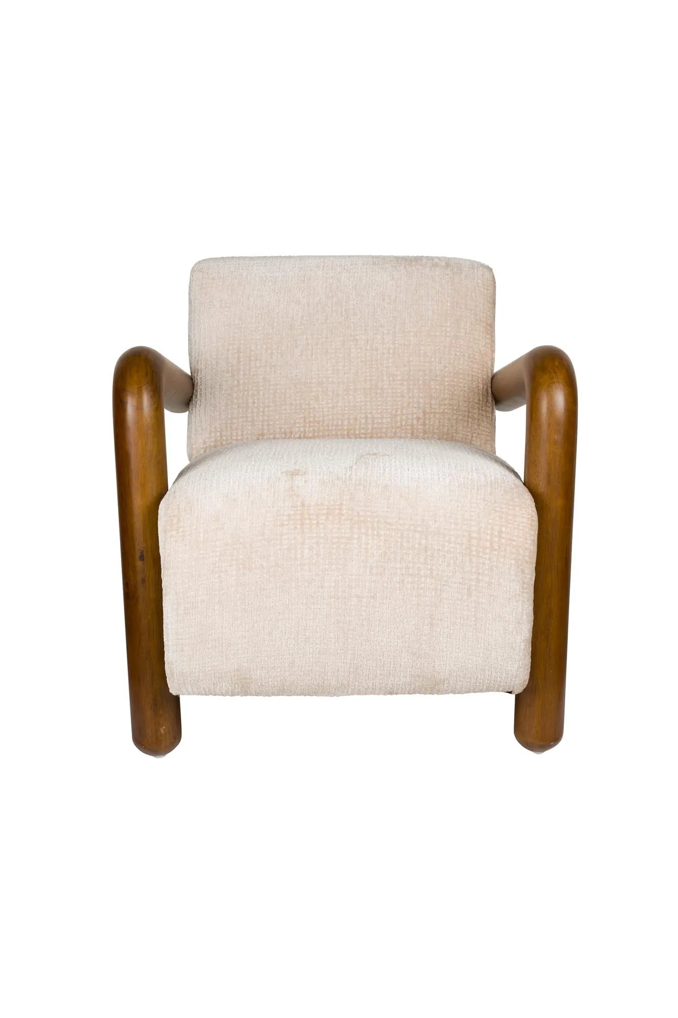 Loungesessel Robinson in Beige präsentiert im Onlineshop von KAQTU Design AG. Sessel ist von Dutchbone