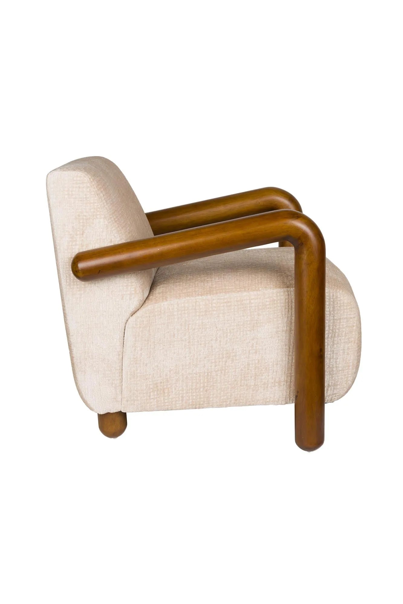 Loungesessel Robinson in Beige präsentiert im Onlineshop von KAQTU Design AG. Sessel ist von Dutchbone