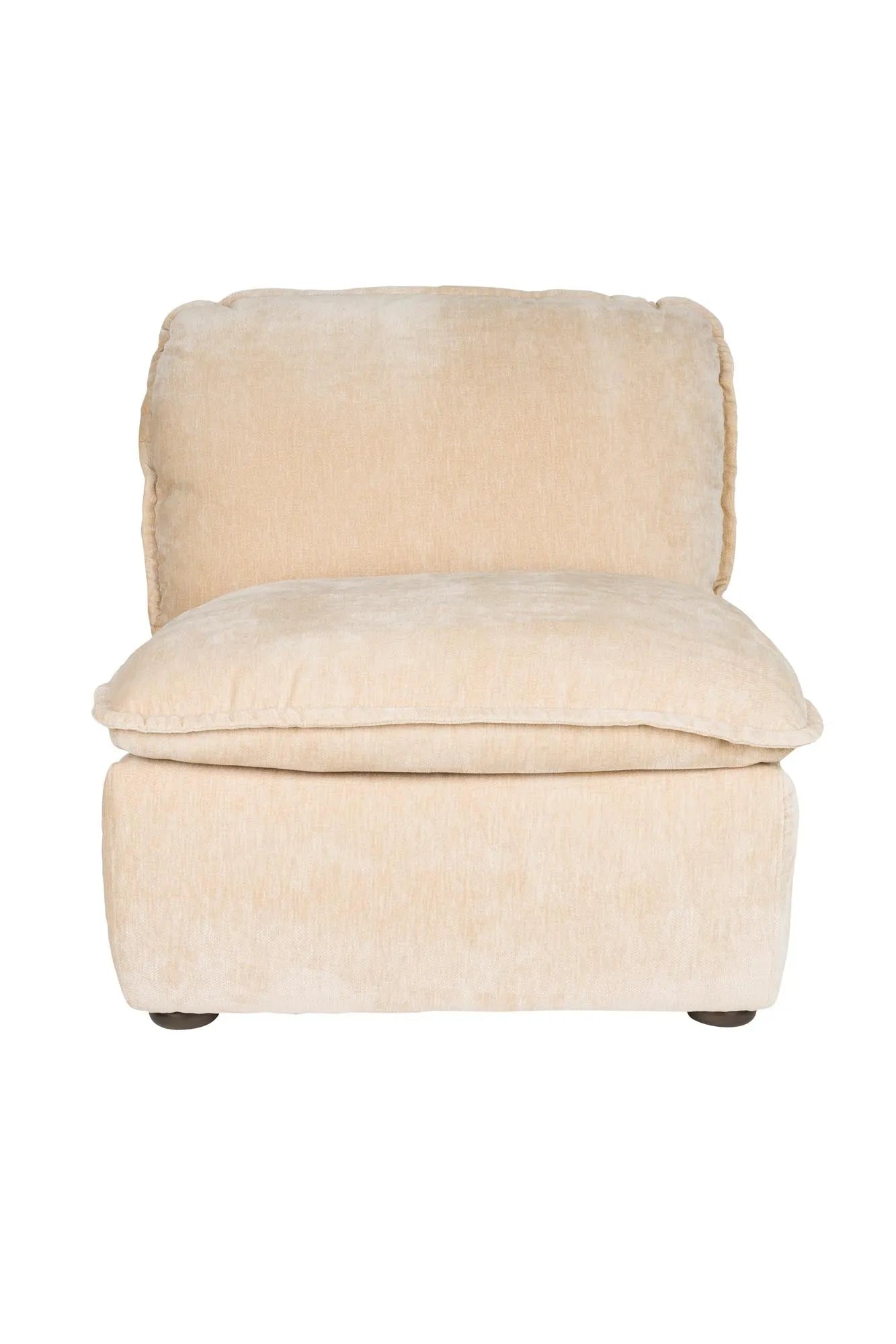 Loungesessel Radley in Beige präsentiert im Onlineshop von KAQTU Design AG. Sessel ist von Dutchbone