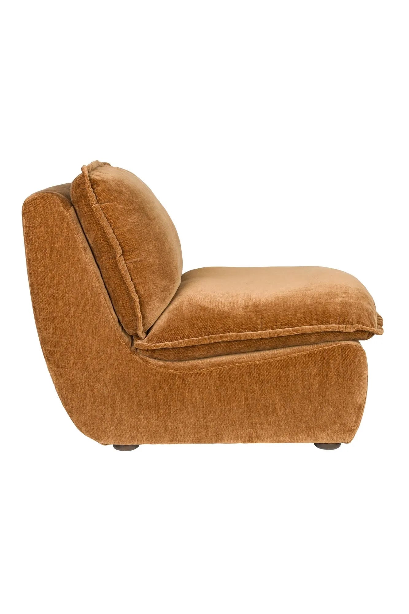 Loungesessel Radley in Cognac präsentiert im Onlineshop von KAQTU Design AG. Sessel ist von Dutchbone