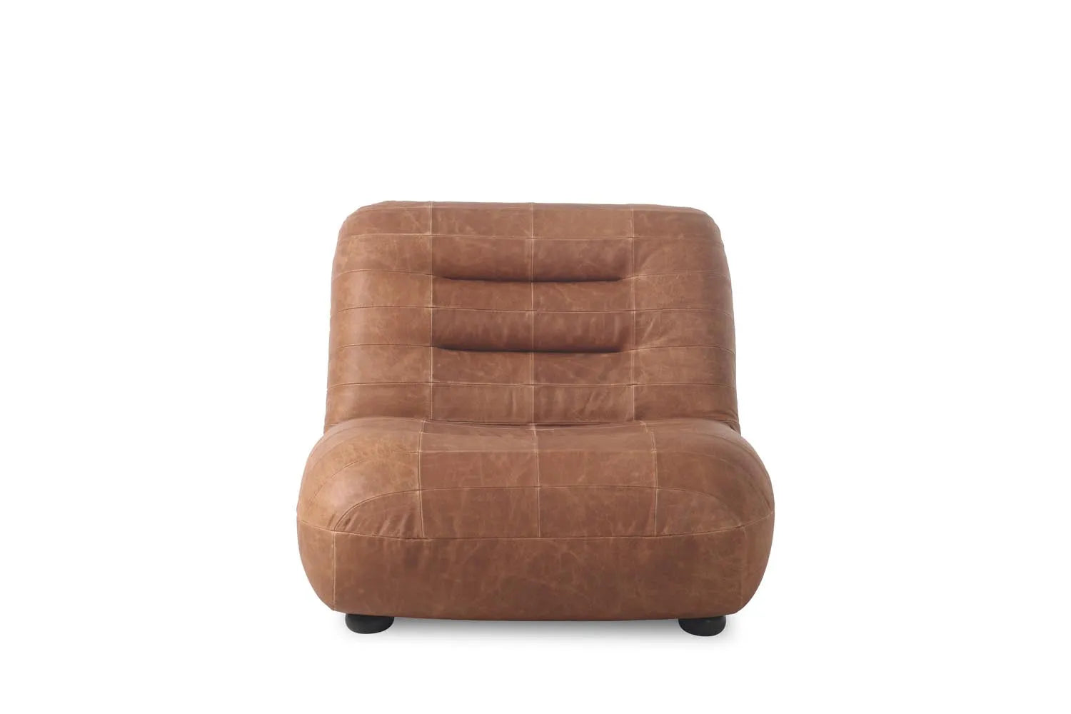 Loungesessel Wyatt in Cognac präsentiert im Onlineshop von KAQTU Design AG. Sessel ist von Dutchbone