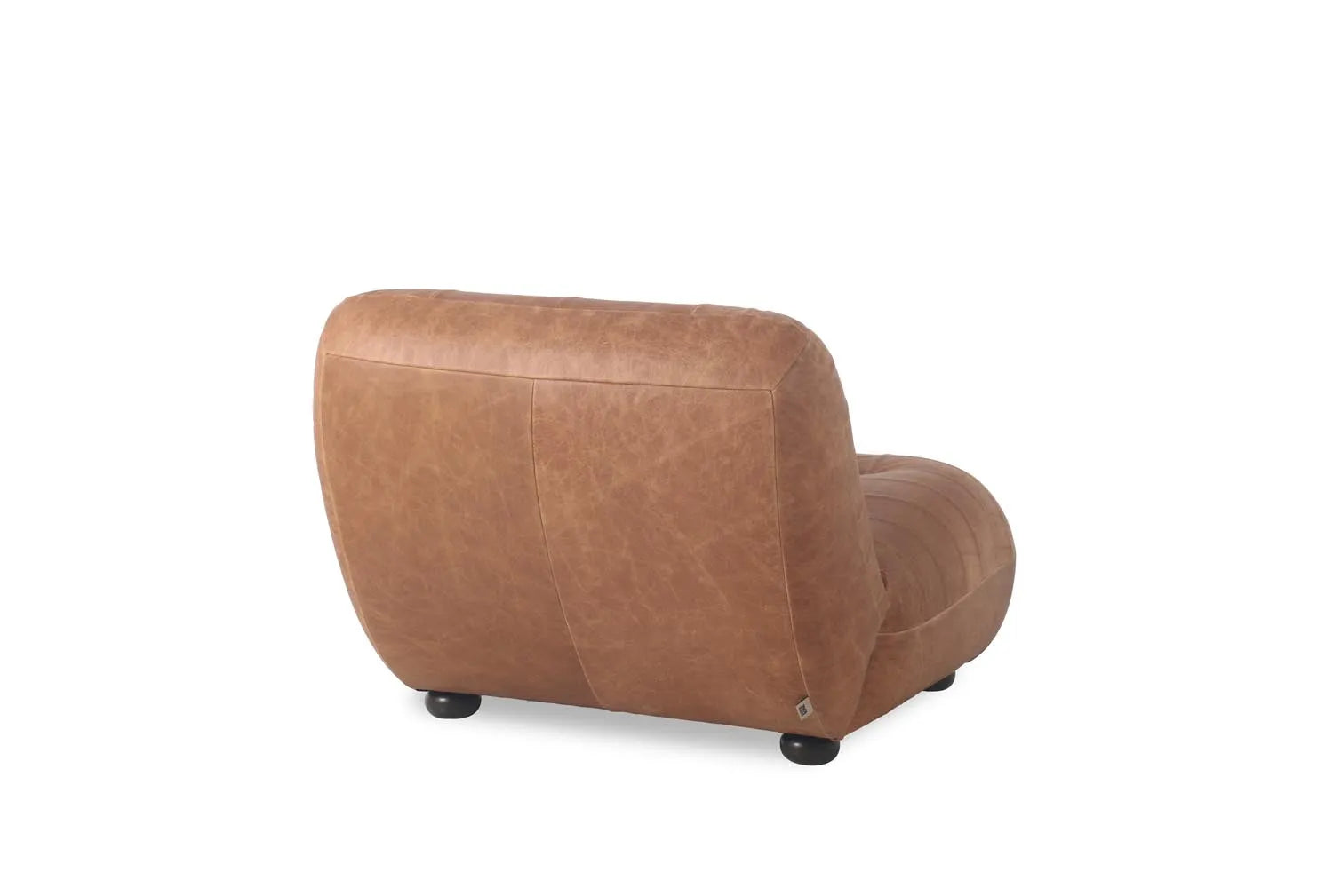 Loungesessel Wyatt in Cognac präsentiert im Onlineshop von KAQTU Design AG. Sessel ist von Dutchbone