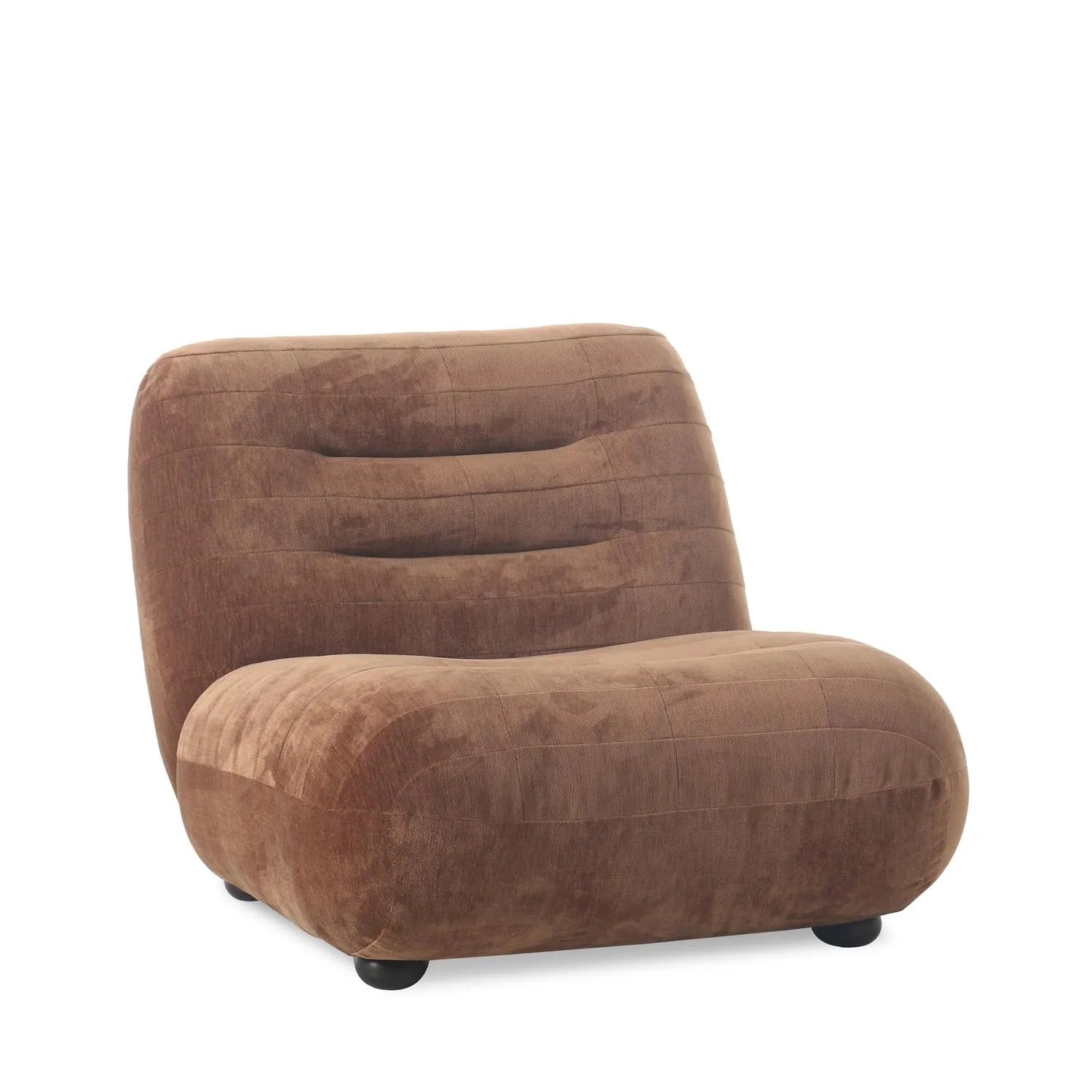 Loungesessel Wyatt in Cognac präsentiert im Onlineshop von KAQTU Design AG. Sessel ist von Dutchbone