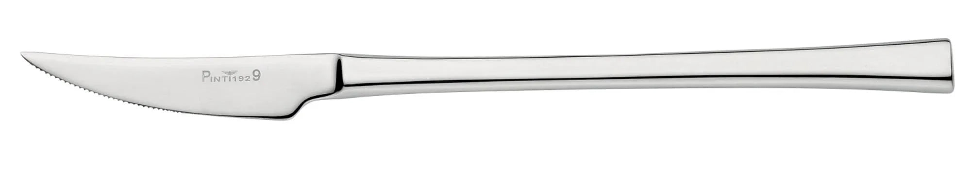 Elegantes Pintinox Tafelmesser, 24.5cm, aus Edelstahl. Monobloc, korrosionsbeständig, pflegeleicht, ideal für jeden Tisch.