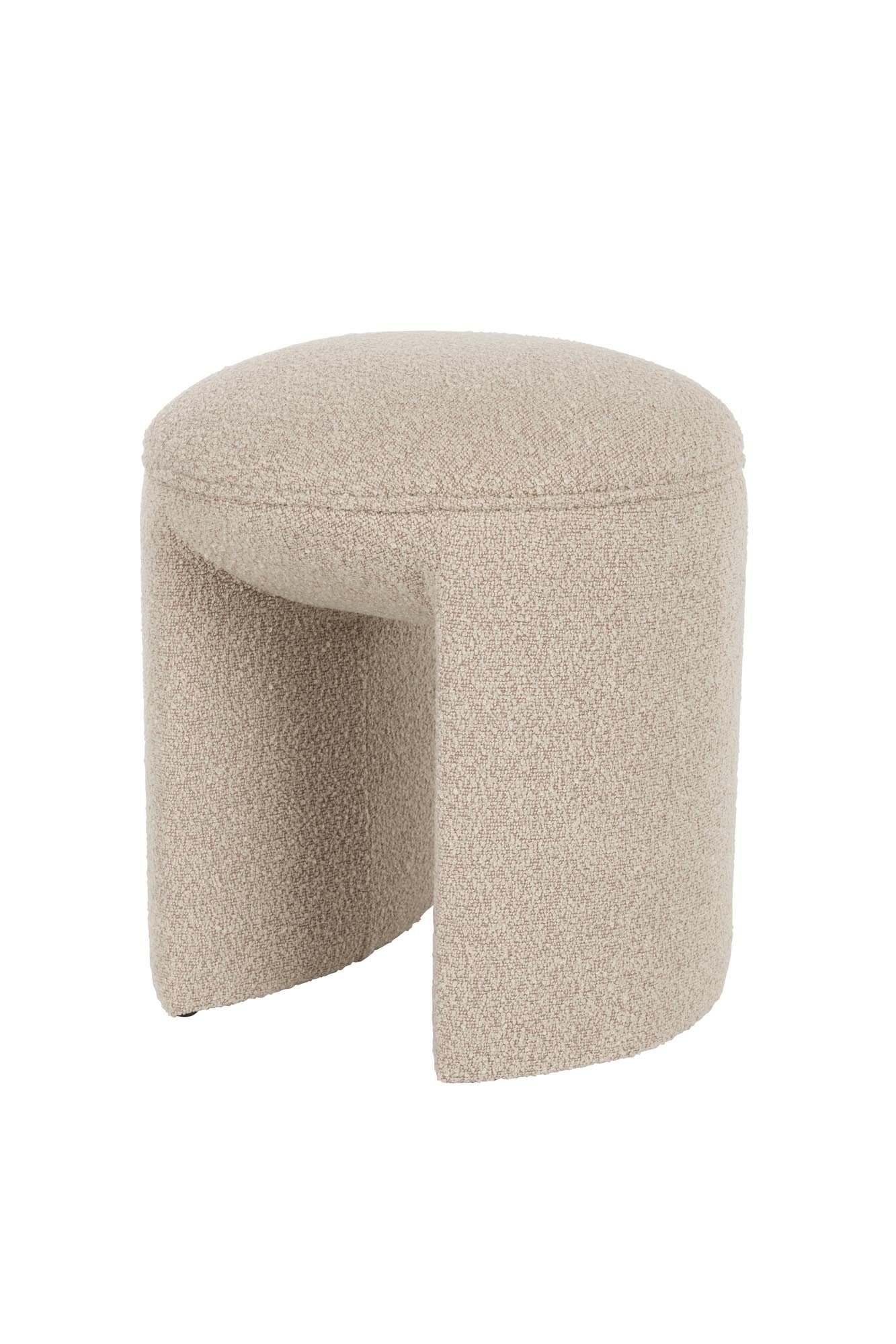 Hocker Noxx in Beige präsentiert im Onlineshop von KAQTU Design AG. Hocker ist von White Label Living