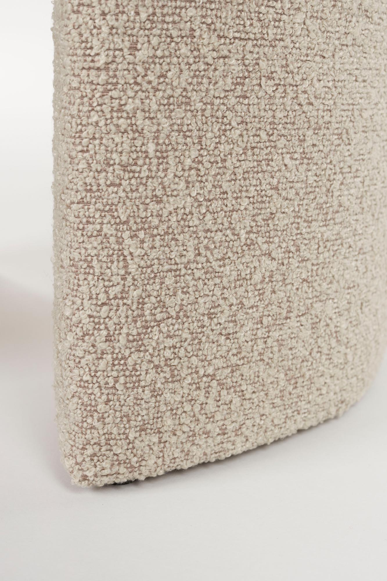 Hocker Noxx in Beige präsentiert im Onlineshop von KAQTU Design AG. Hocker ist von White Label Living