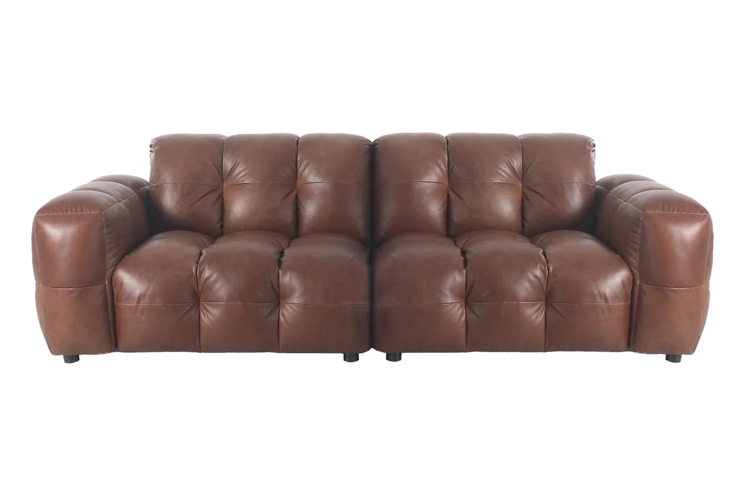 Sofa Hackman 3-Sitzer in Schokolade präsentiert im Onlineshop von KAQTU Design AG. 3er Sofa ist von Dutchbone