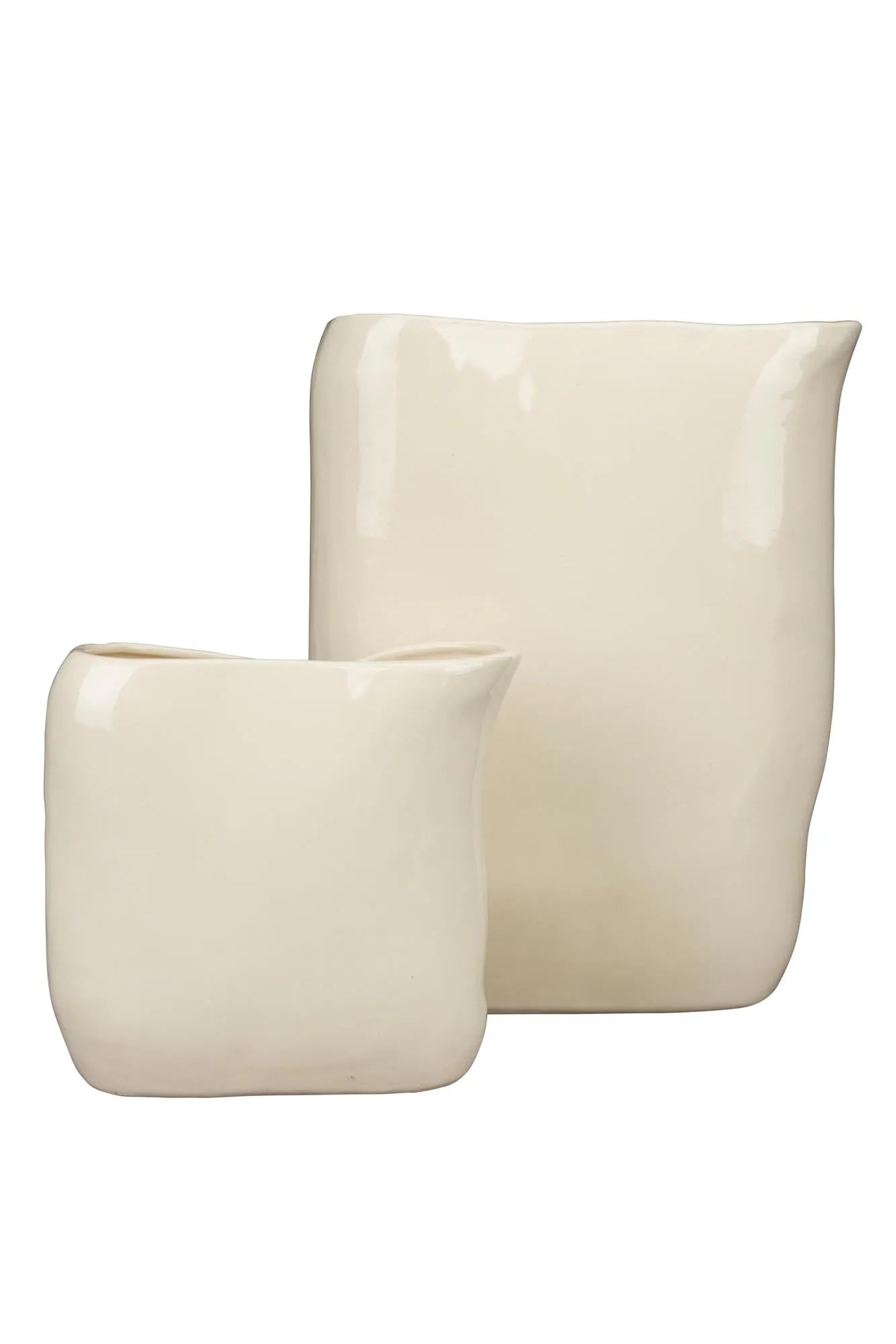 Vase Edna M  in Beige präsentiert im Onlineshop von KAQTU Design AG. Vase ist von Dutchbone