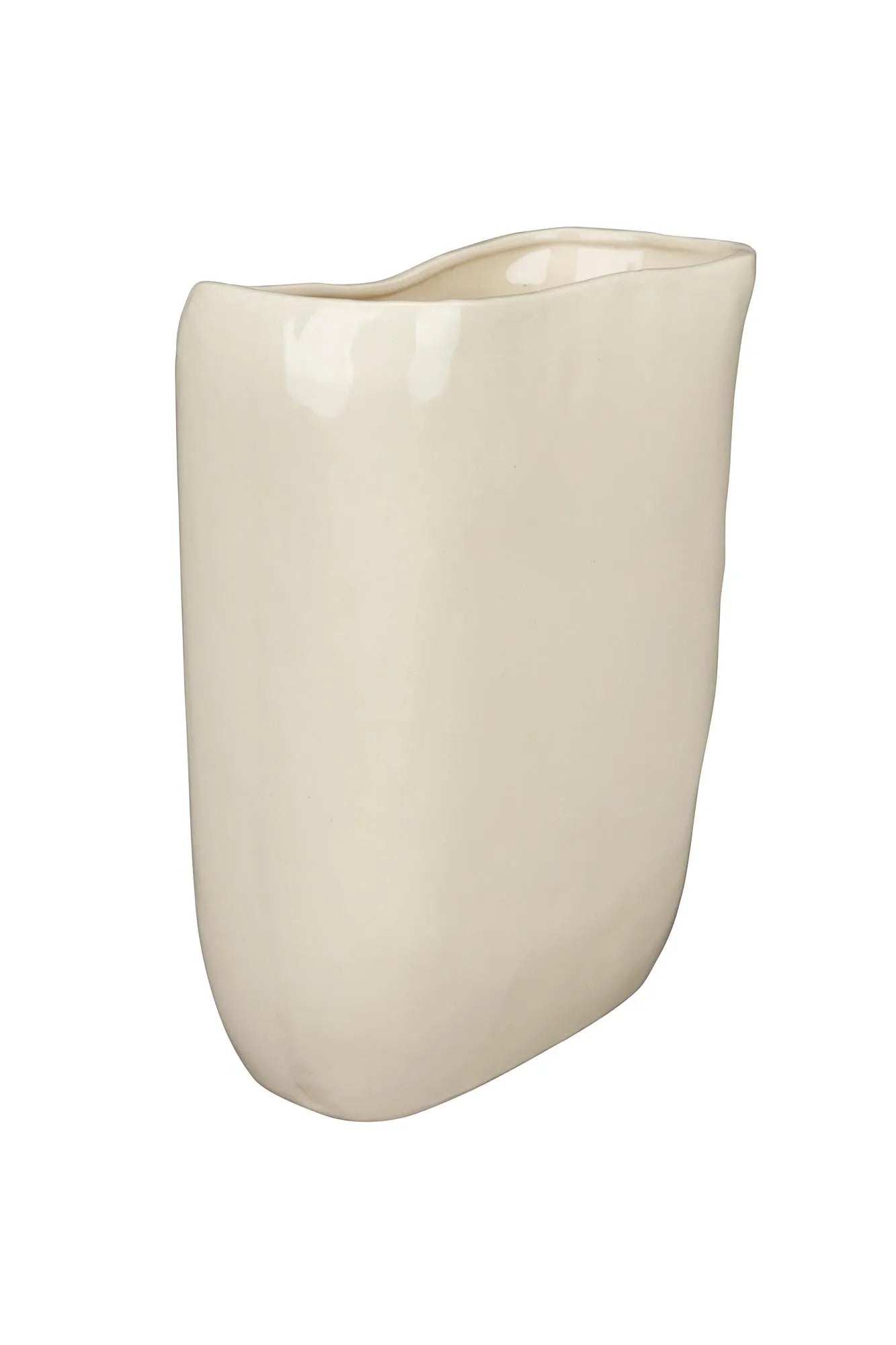 Vase Edna M  in Beige präsentiert im Onlineshop von KAQTU Design AG. Vase ist von Dutchbone