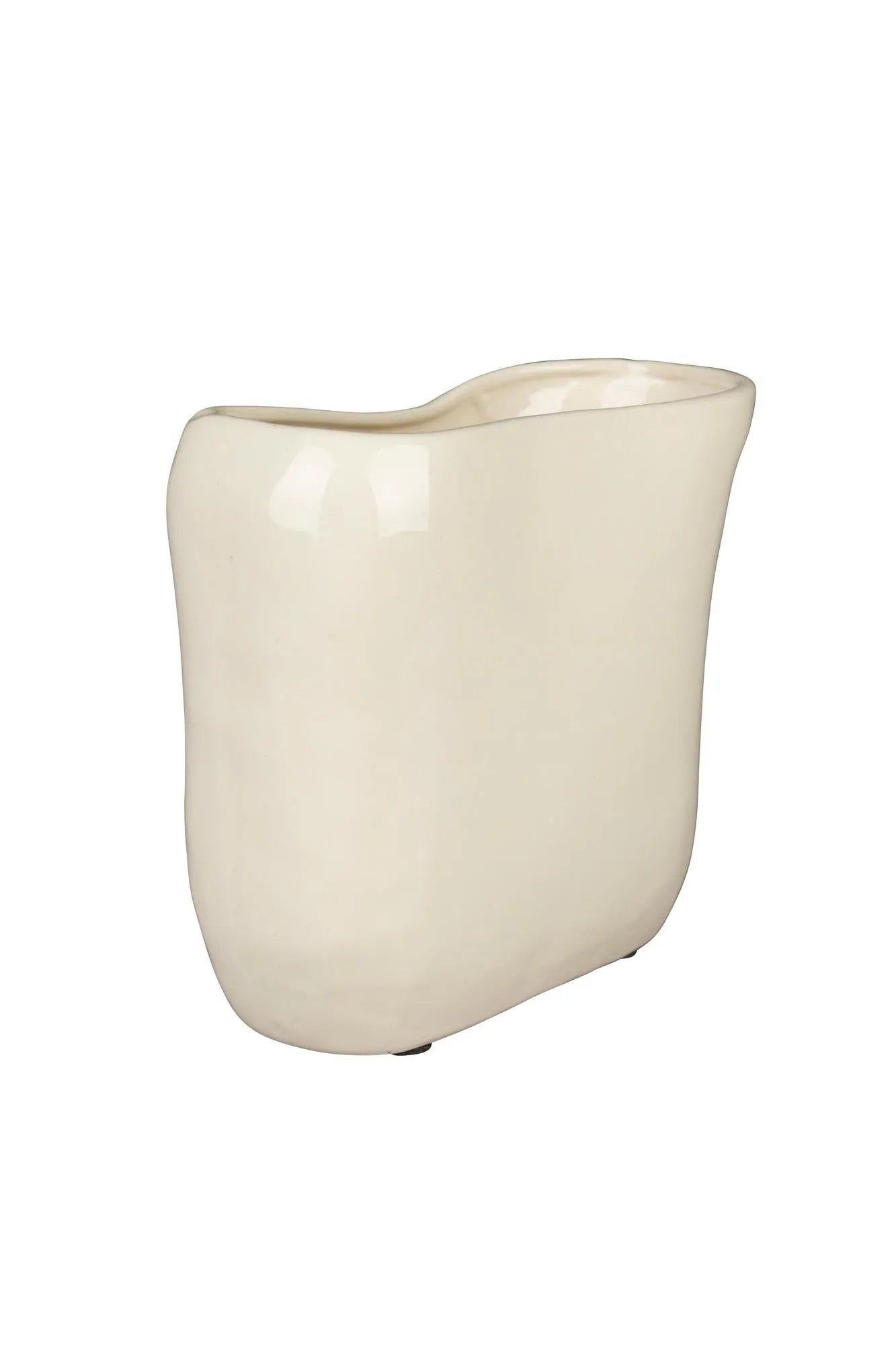 Vase Edna S  in Beige präsentiert im Onlineshop von KAQTU Design AG. Vase ist von Dutchbone