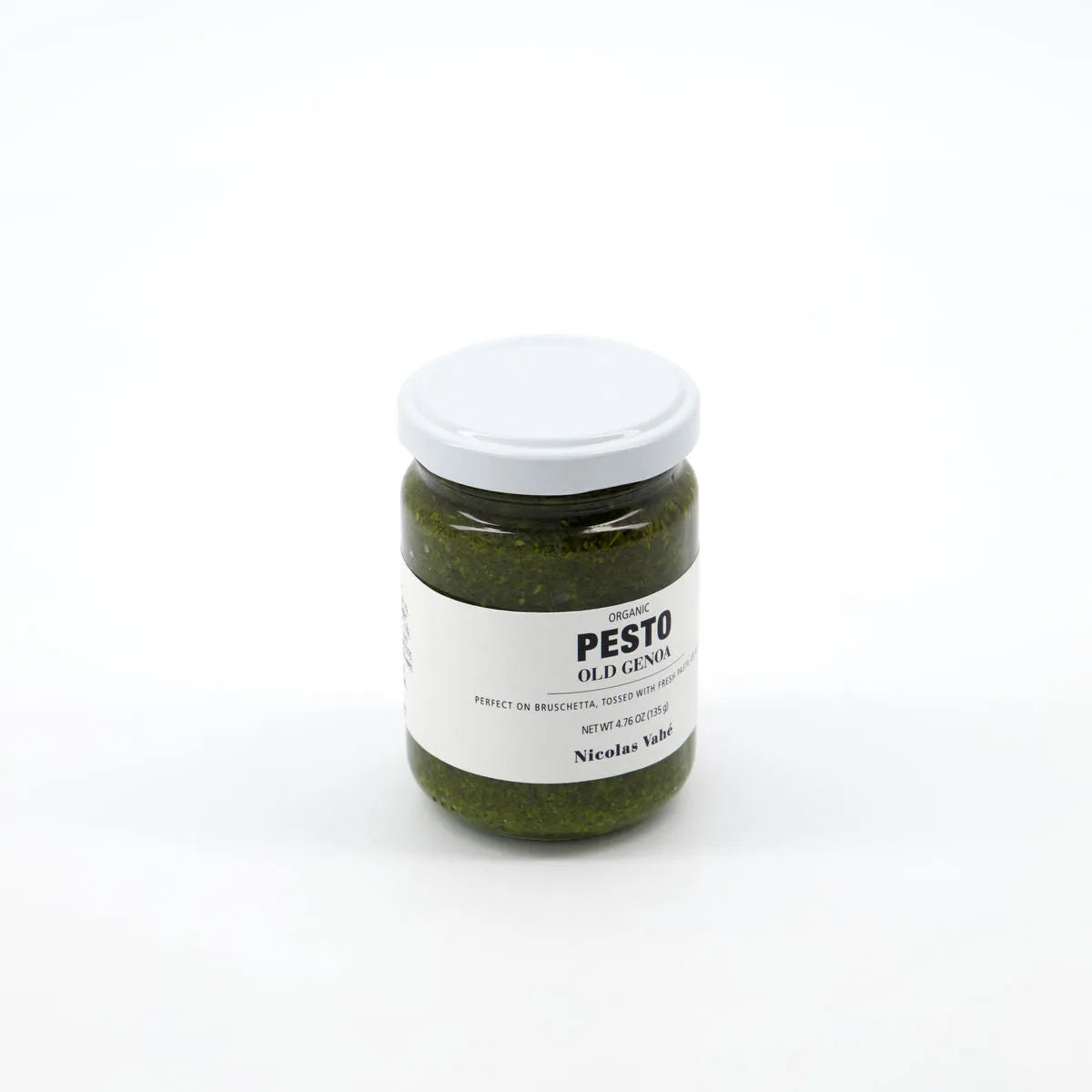 Genießen Sie das Bio-Pesto aus Genua von Nicolas Vahé, vollmundig & aromatisch.