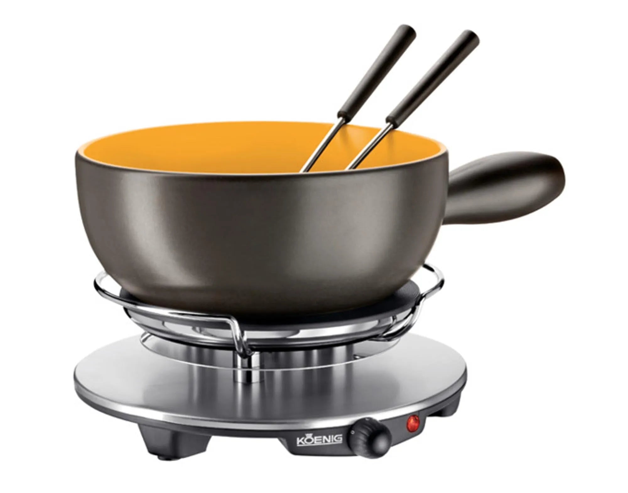 Fondue Set elektrisch in  präsentiert im Onlineshop von KAQTU Design AG. Fondue/Raclette ist von KOENIG