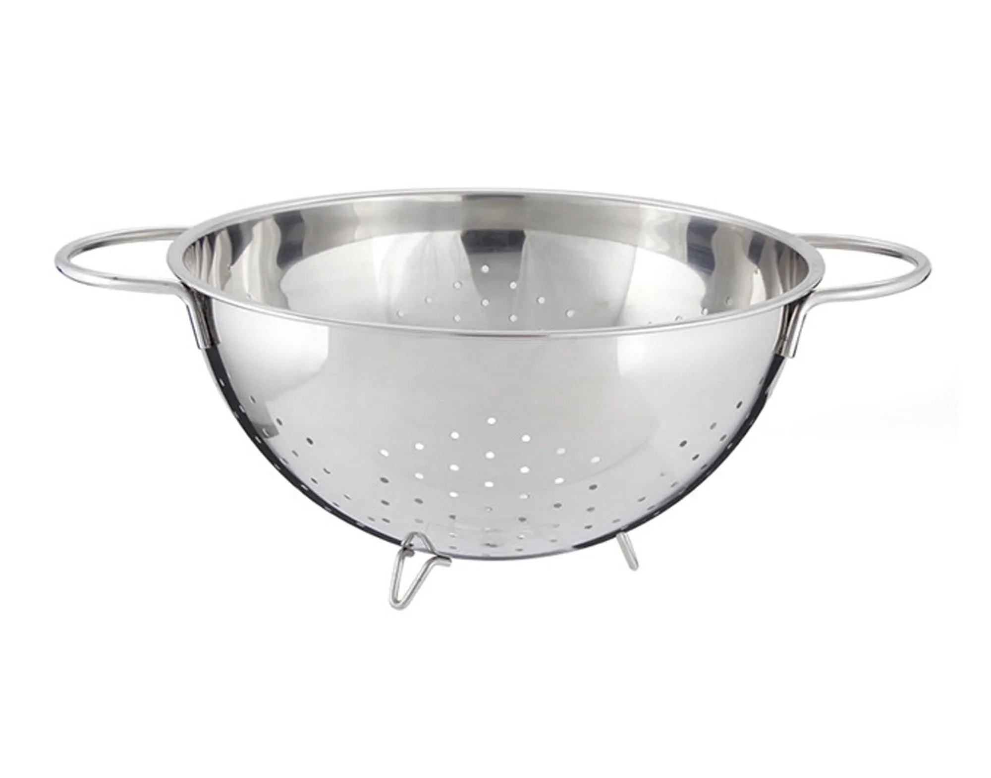 Elegantes Salatsieb Inox ø 20 cm aus Edelstahl: Langlebig, rostfrei, ideal für frische Salate, Obst & Gemüse. Leicht zu reinigen.