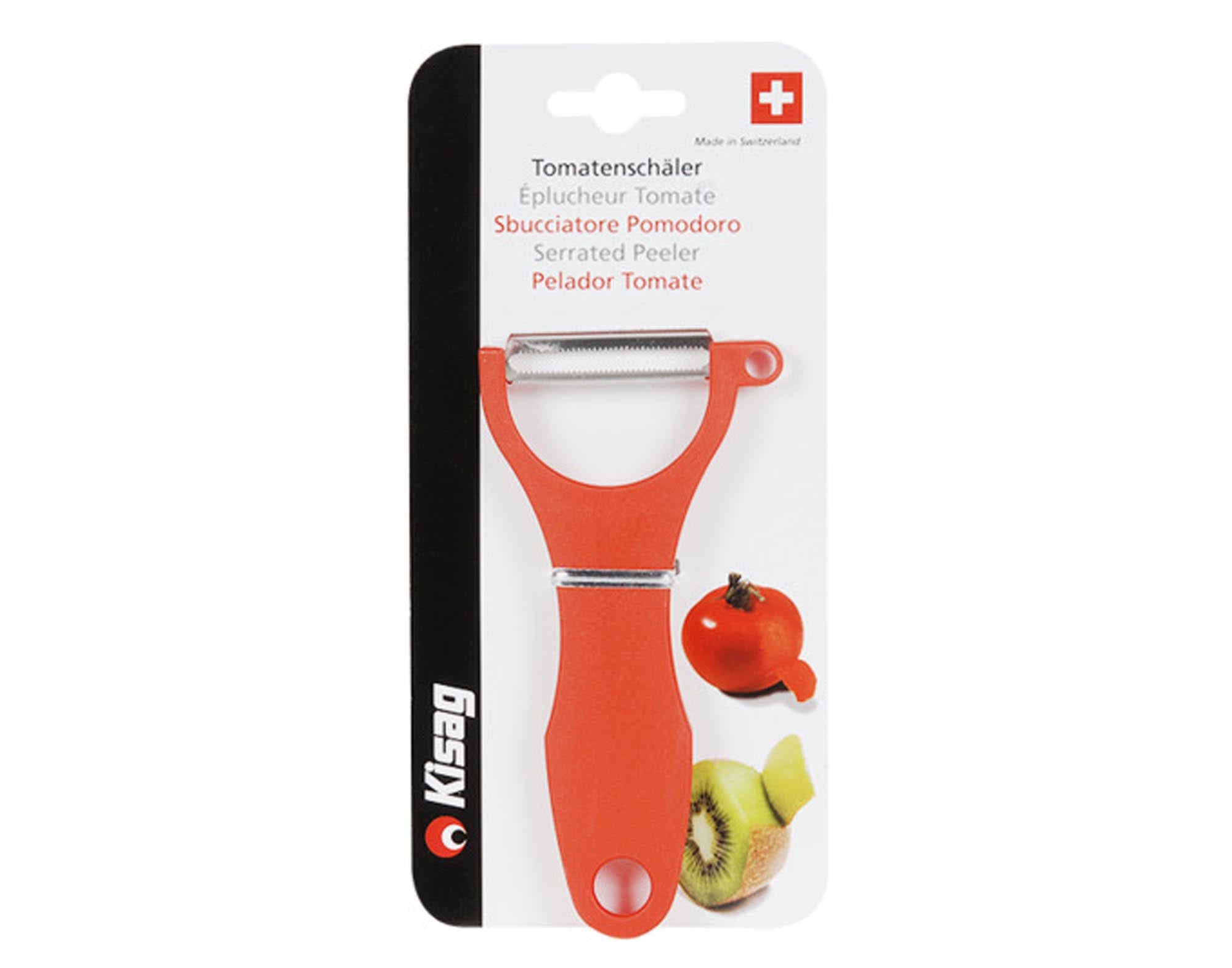 Sparschäler Tomate in  präsentiert im Onlineshop von KAQTU Design AG. Küchenhelfer ist von KISAG