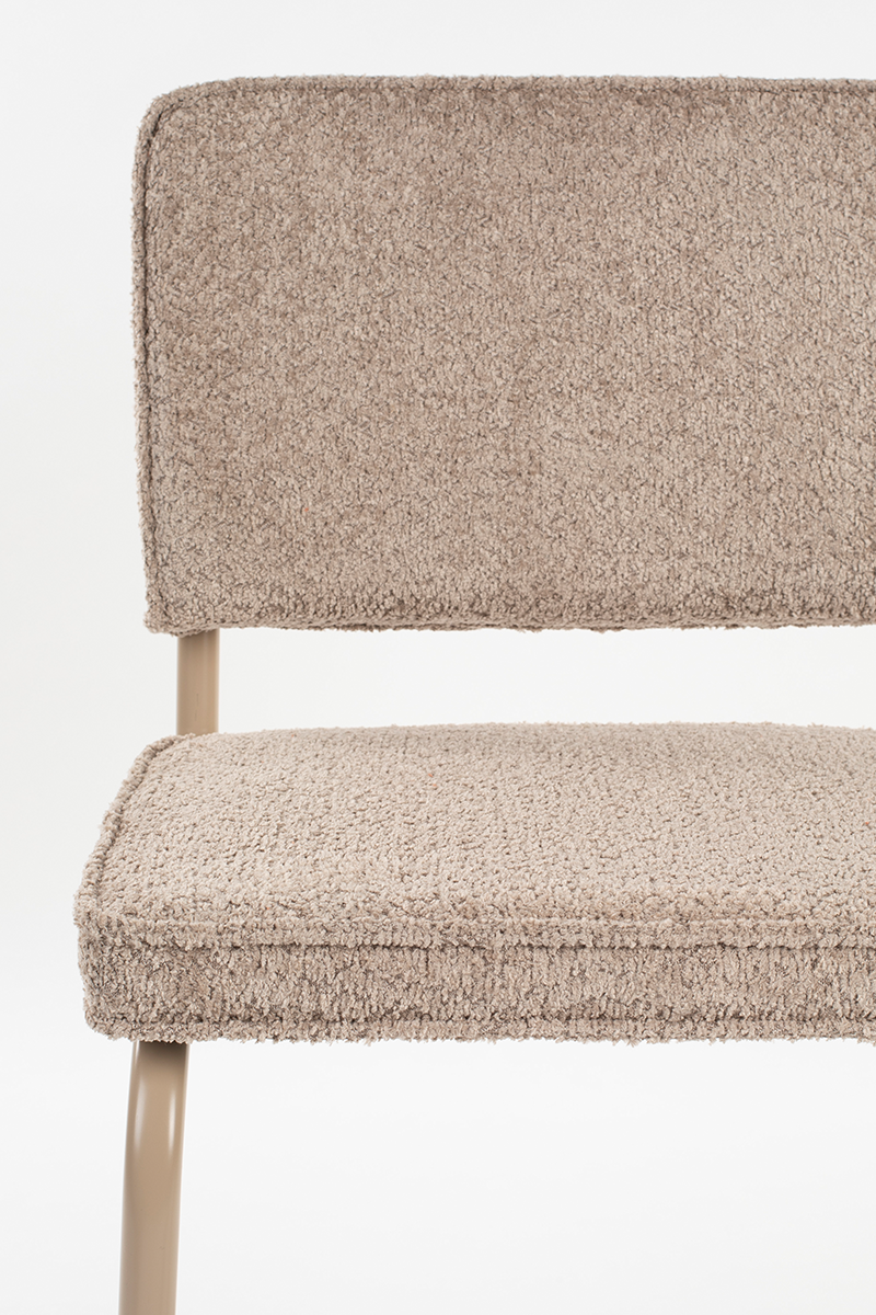 Stuhl Ridge Kink Soft  in Beige präsentiert im Onlineshop von KAQTU Design AG. Stuhl ist von Zuiver