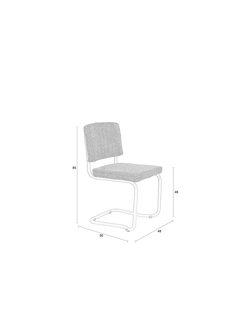 Stuhl Ridge Kink Soft  in Terra präsentiert im Onlineshop von KAQTU Design AG. Stuhl ist von Zuiver