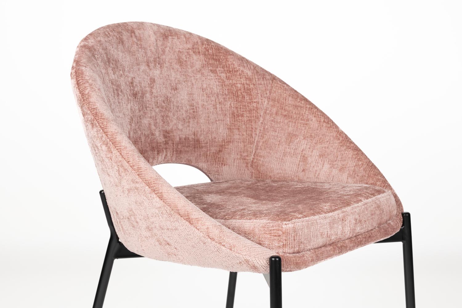 Dando Stuhl in Old Pink präsentiert im Onlineshop von KAQTU Design AG. Stuhl ist von White Label Living