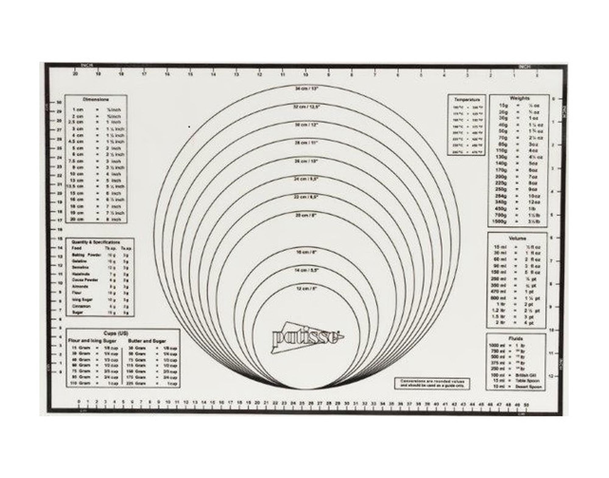 Backmatte Silikon 60x40 cm in  präsentiert im Onlineshop von KAQTU Design AG. Backutensilien ist von PATISSE