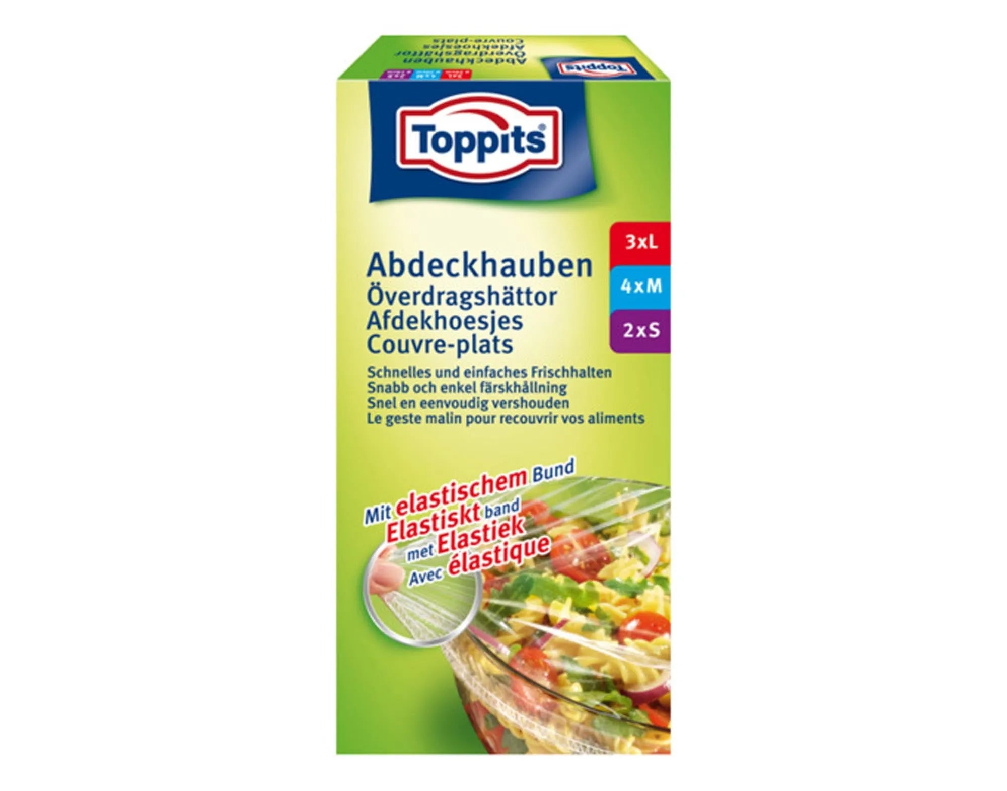 Abdeckhauben 9 Stück Grössen assortiert in  präsentiert im Onlineshop von KAQTU Design AG. Küchenhelfer ist von TOPPITS