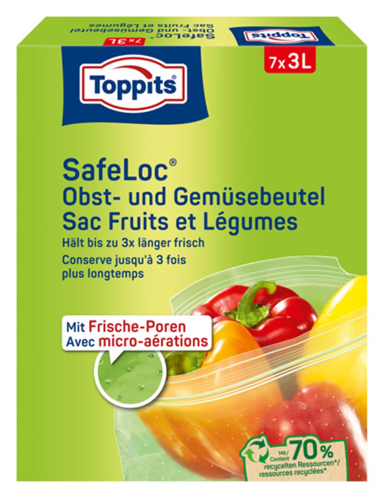 Obst und Gemüsebeutel 3 l in  präsentiert im Onlineshop von KAQTU Design AG. Küchenhelfer ist von TOPPITS