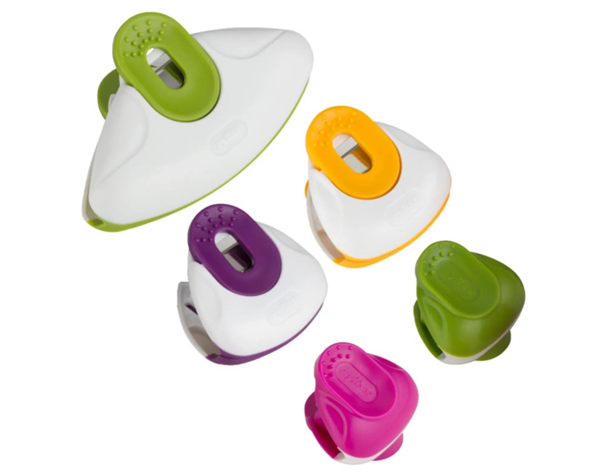 ZYLISS Frischhalte Clips: 5 bunte, BPA-freie Klemmen für Snacks, Gemüse & Käse. Rutschfest, spülmaschinenfest, umweltfreundlich.