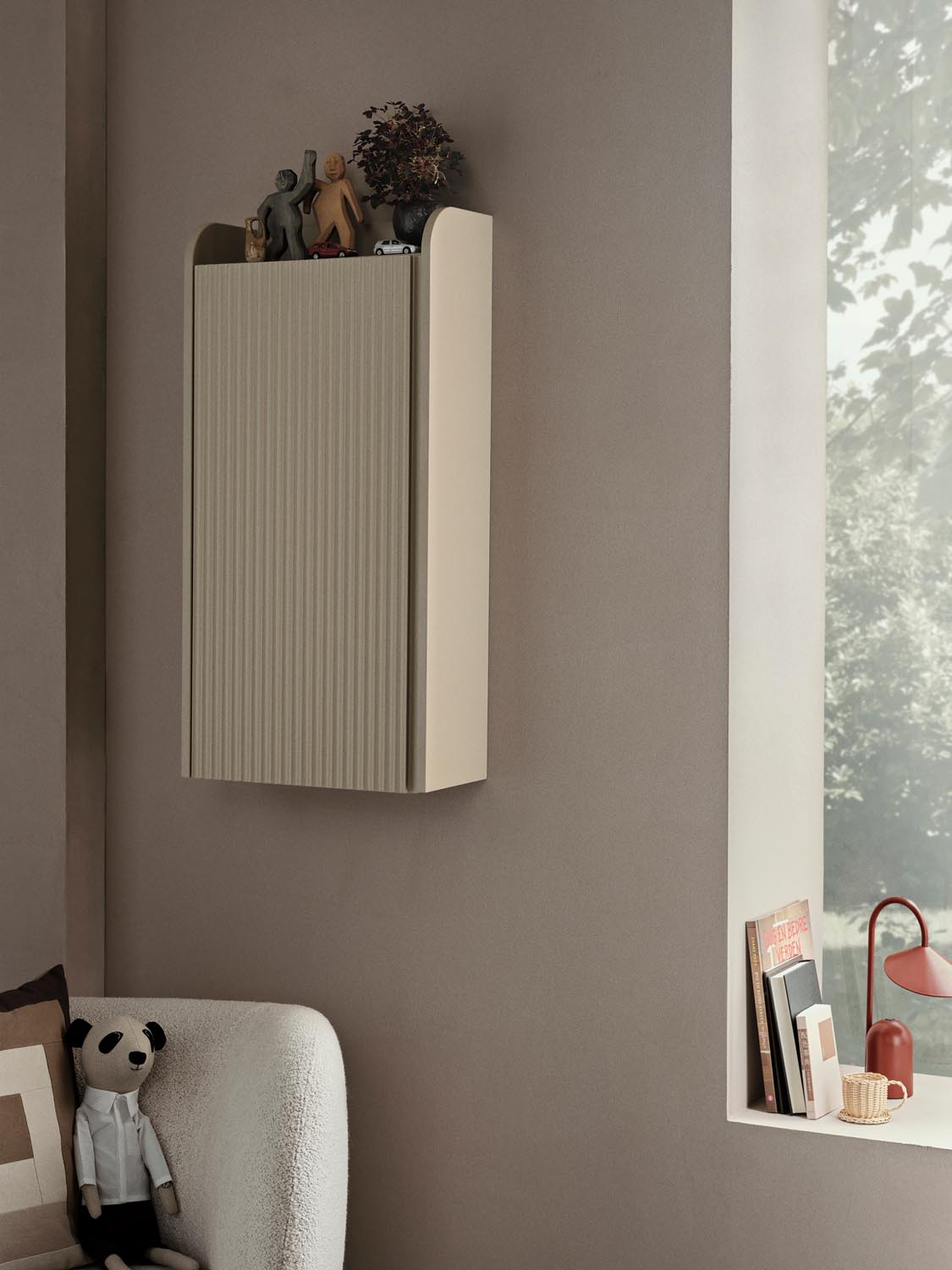 Sill Wall CaAbfallkorbet  in  Cashmere präsentiert im Onlineshop von KAQTU Design AG. Cabinet ist von Ferm Living