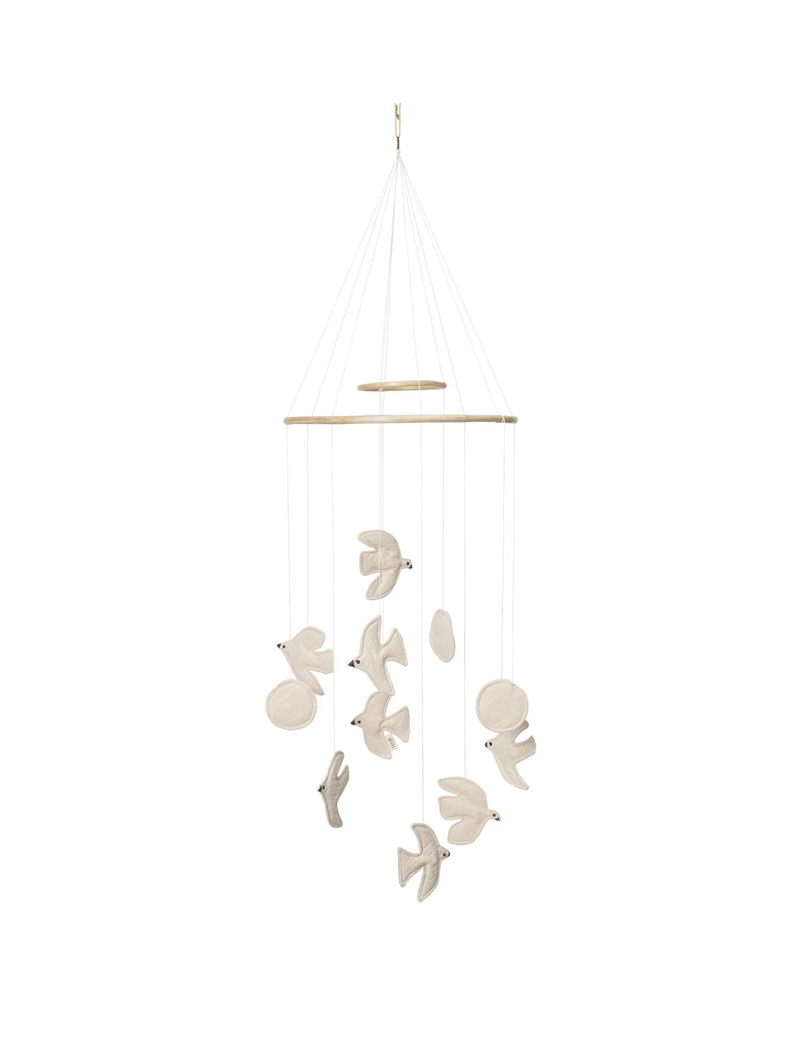 Swif Bird Mobile  in  Undyed präsentiert im Onlineshop von KAQTU Design AG. Objekte Kids ist von Ferm Living