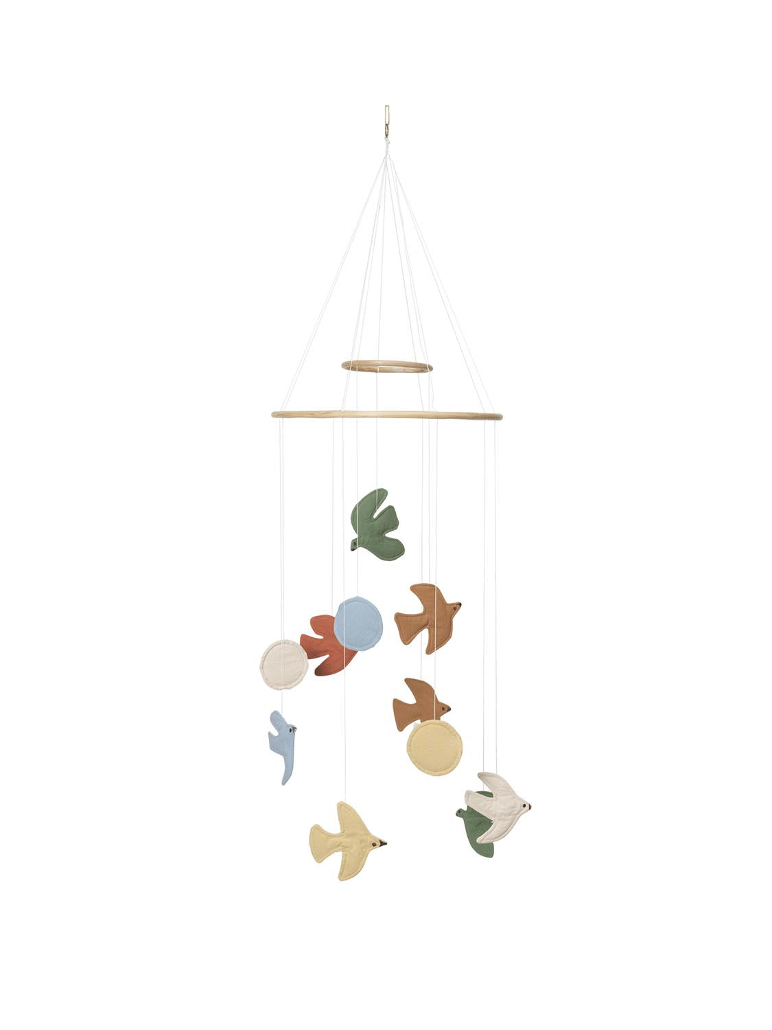 Swif Bird Mobile  in  Multi präsentiert im Onlineshop von KAQTU Design AG. Objekte Kids ist von Ferm Living