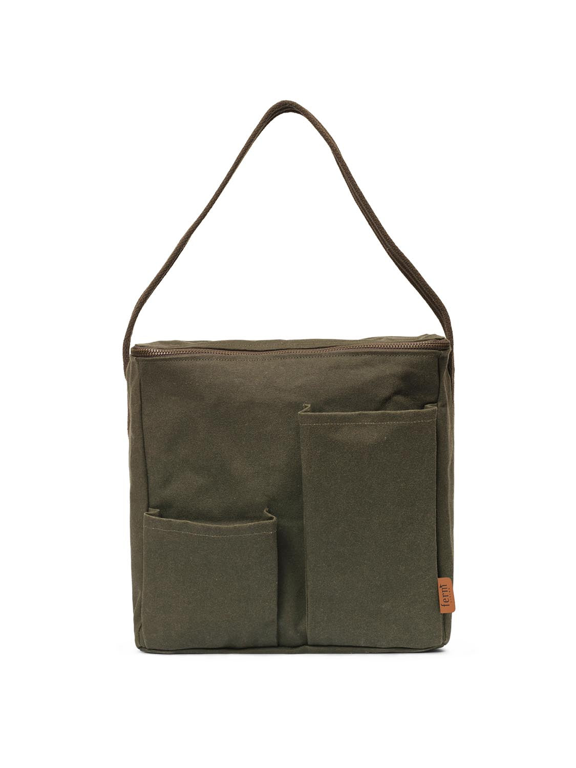 Bark Picnic Bag  in  Olive präsentiert im Onlineshop von KAQTU Design AG. Tasche ist von Ferm Living