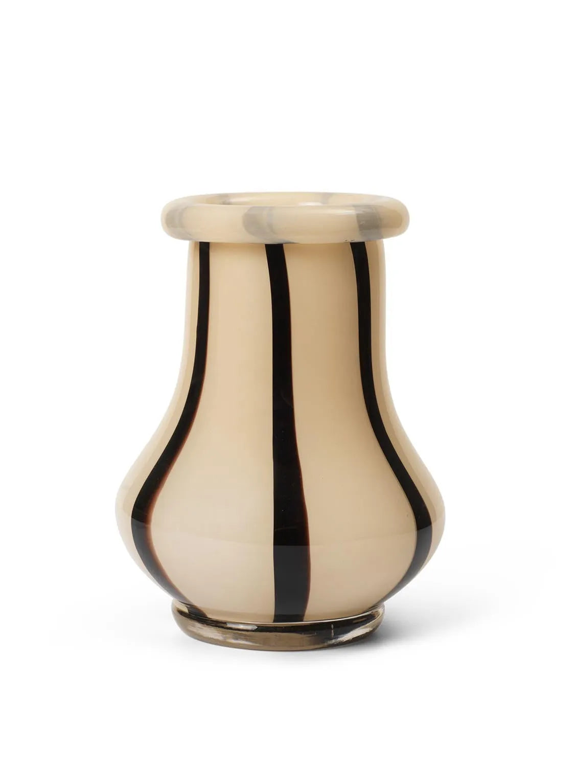 Riban Vase H19  in  Cream präsentiert im Onlineshop von KAQTU Design AG. Vase ist von Ferm Living