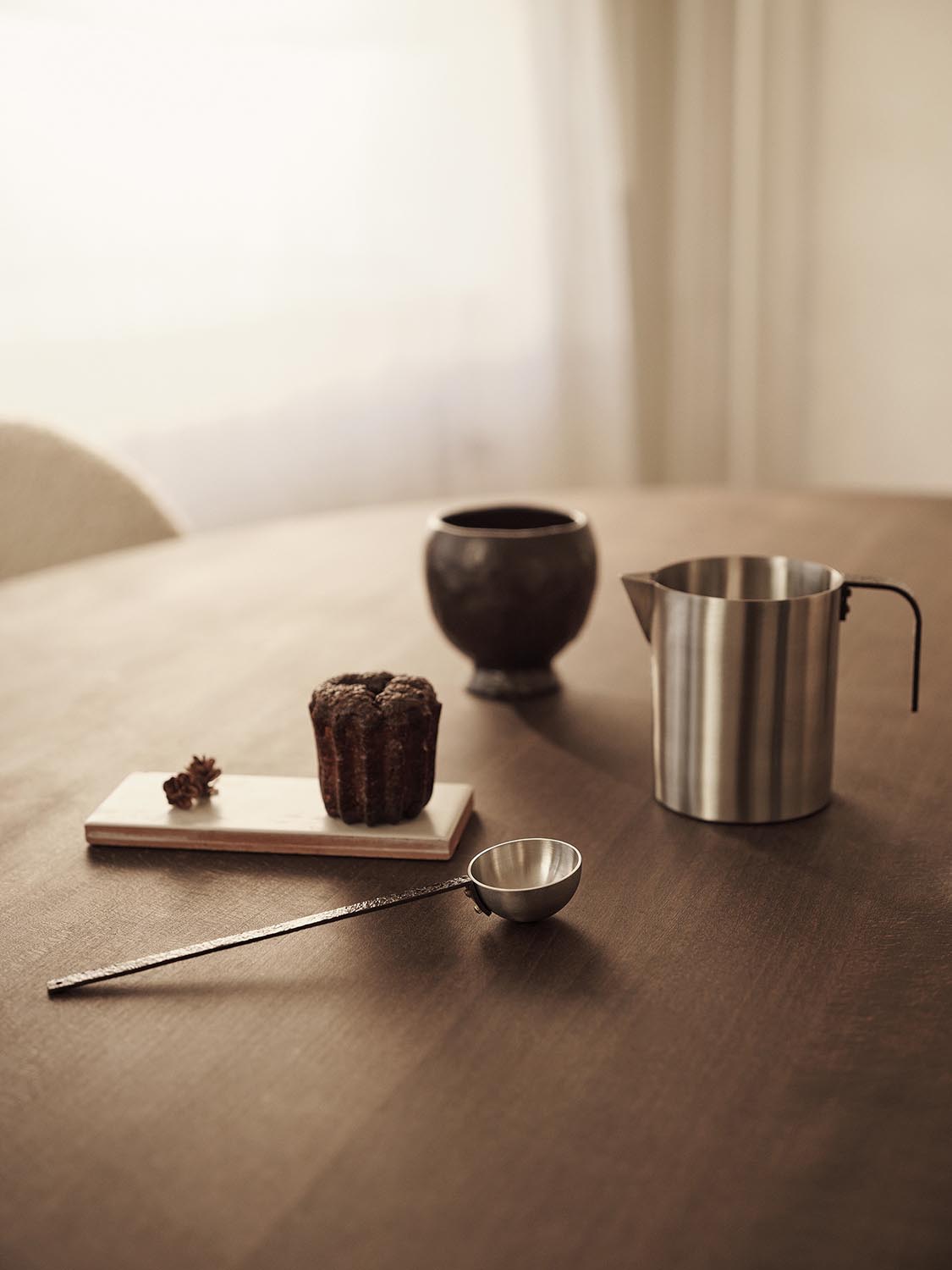 Obra Coffee Spoon  in  Stainless Steel präsentiert im Onlineshop von KAQTU Design AG. Geschirr ist von Ferm Living