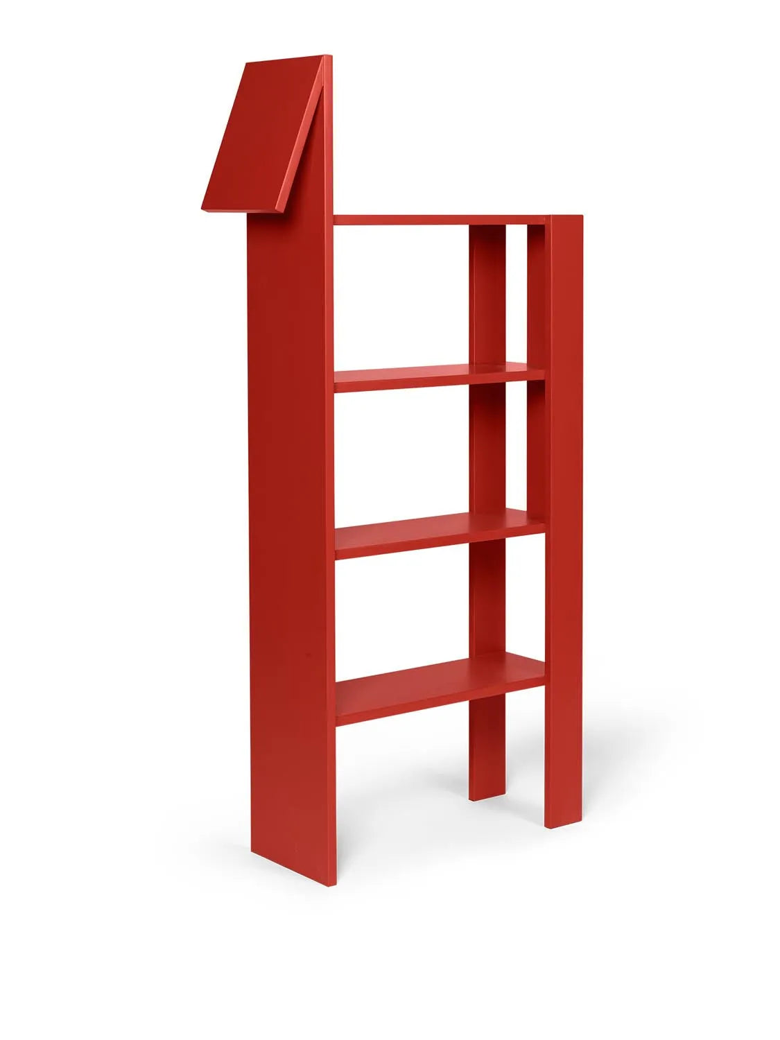 Giraffe Bücherregal  in  Poppy Red präsentiert im Onlineshop von KAQTU Design AG. Bücherregal ist von Ferm Living