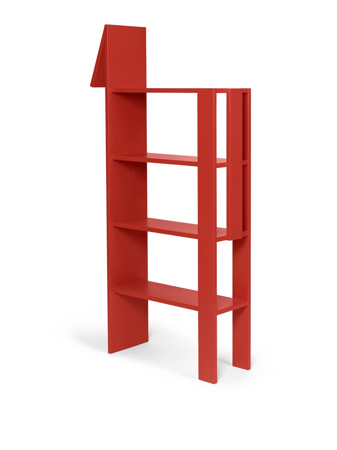 Giraffe Bücherregal  in  Poppy Red präsentiert im Onlineshop von KAQTU Design AG. Bücherregal ist von Ferm Living